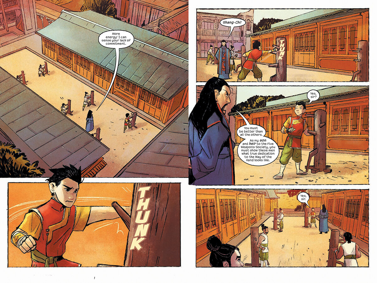 Shang-Chi and the Quest for Immortality Spread
Published by Scholastic Inc. 