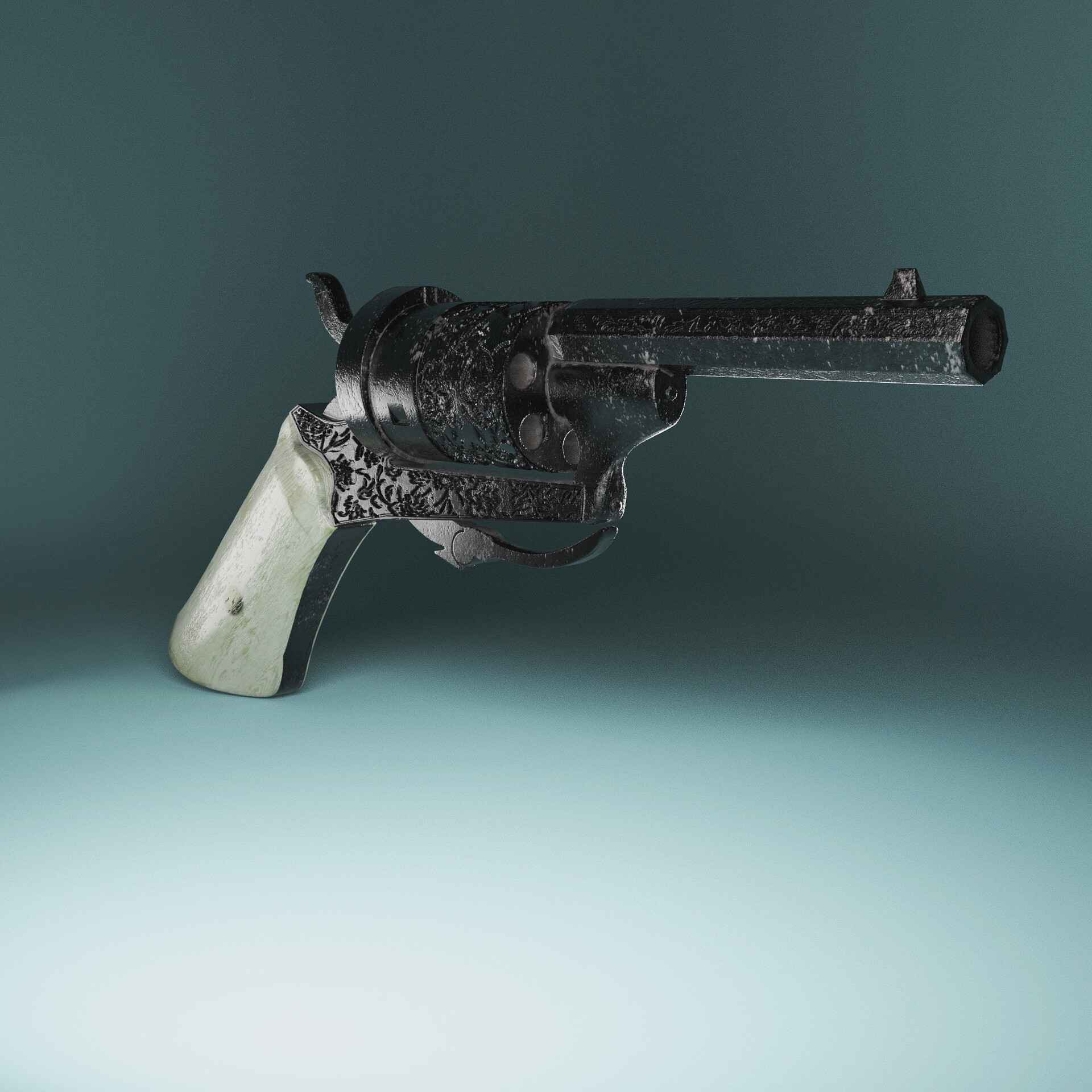 ArtStation Revolver lefaucheux XIX siècles