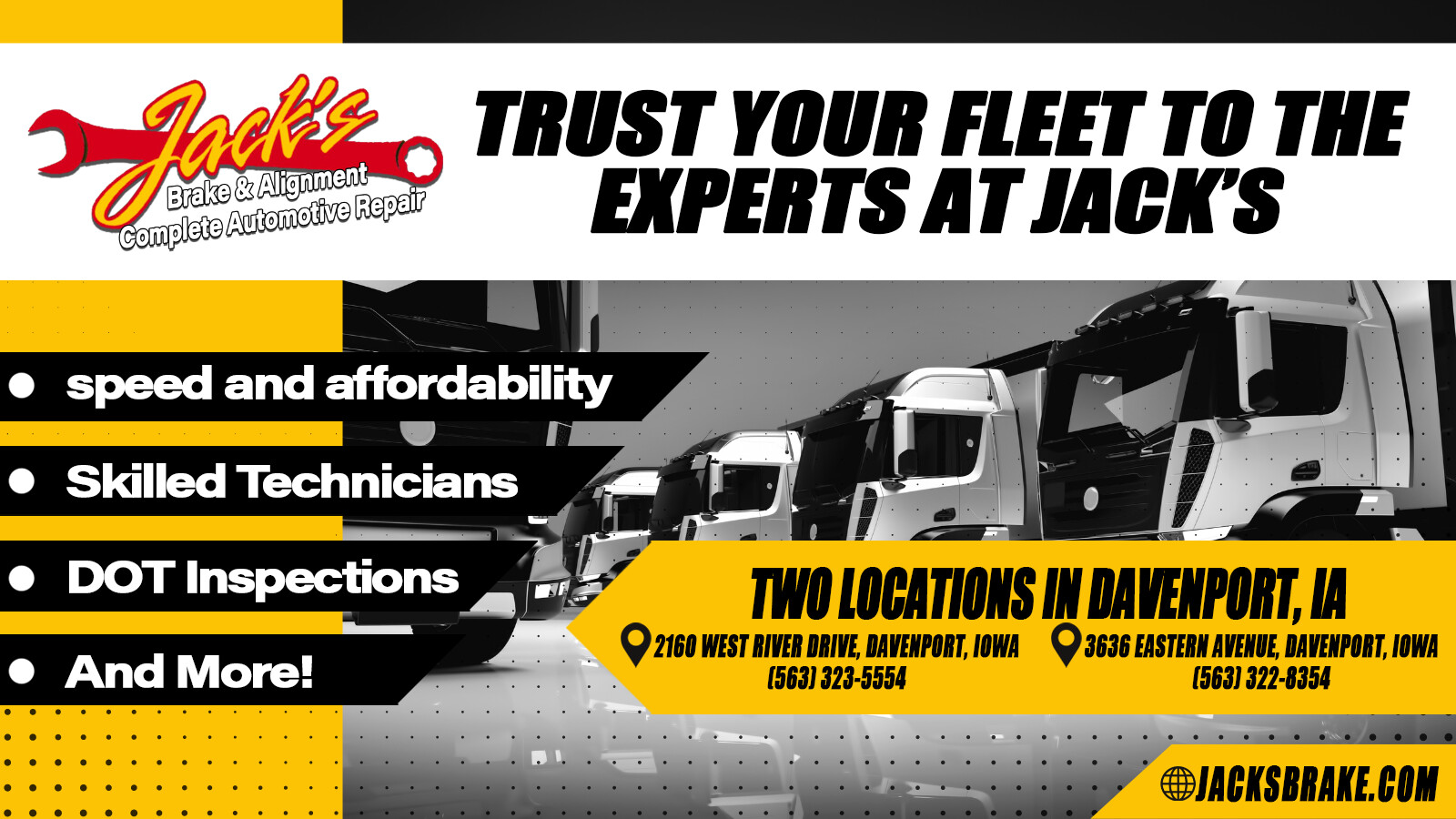 Fleet social post for client