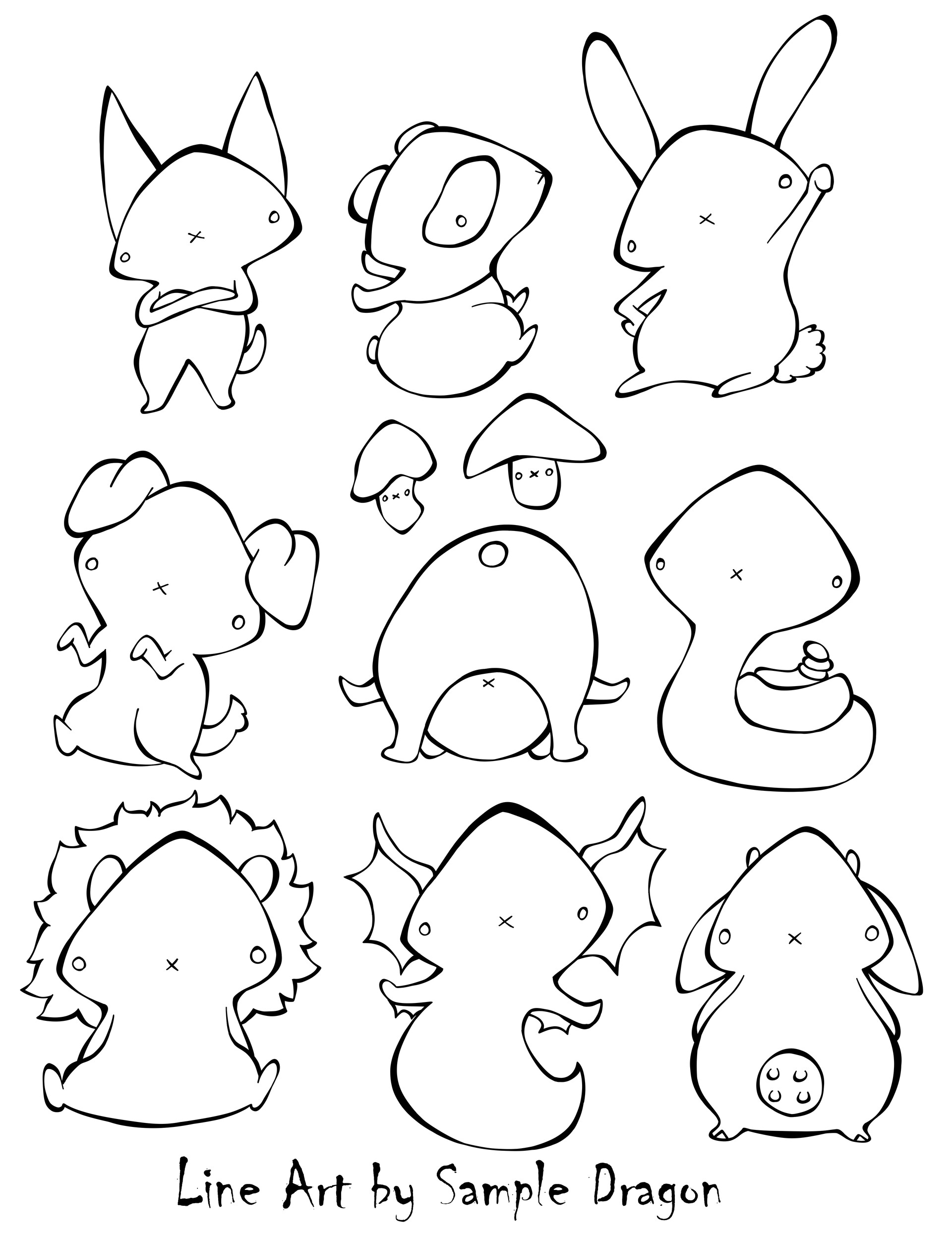 10 Adorable Chibi Animal Coloring Pages to Unleash Your Inner Artist