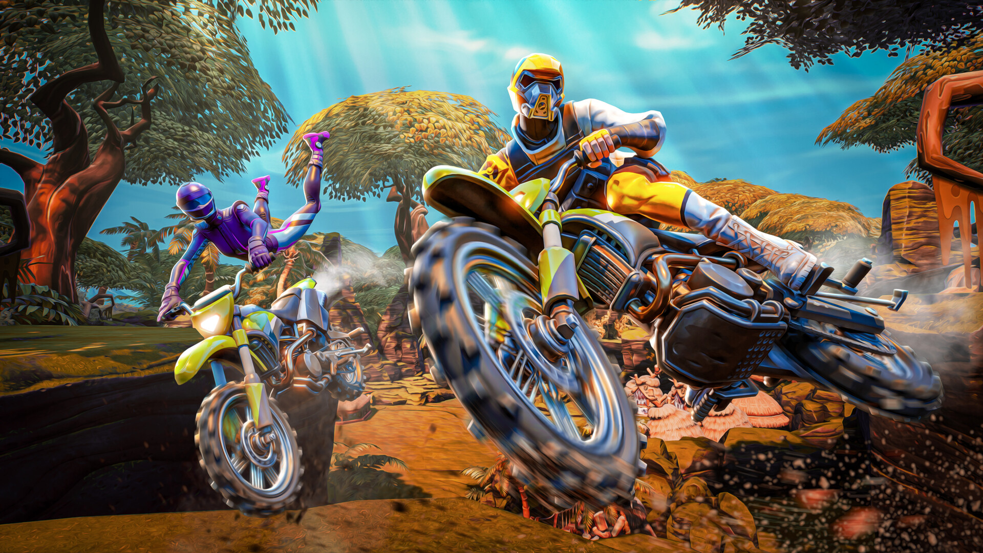 ArtStation - Jungle Dirt Bike - Fortnite Creative Render