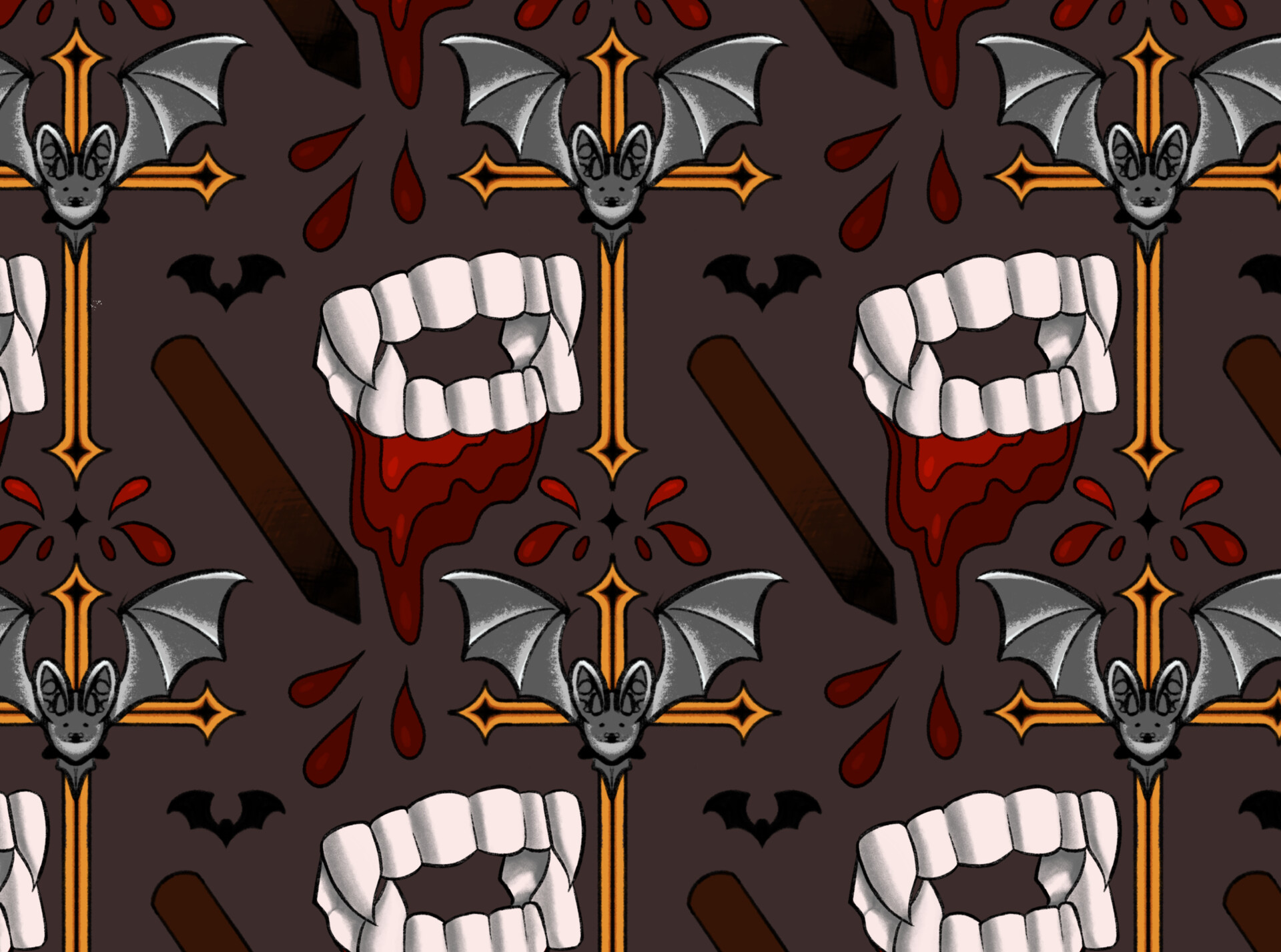 ArtStation Vampire Pattern artstation-vampire-pattern