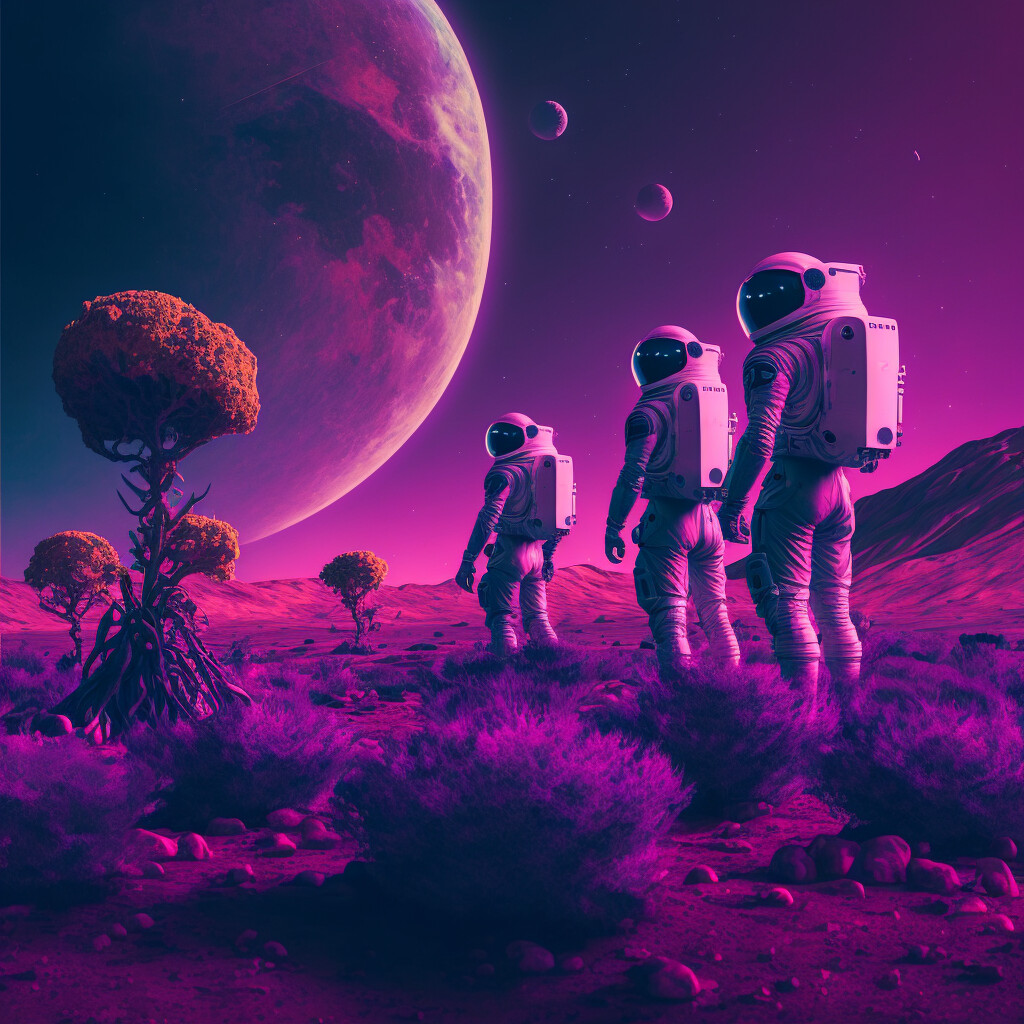 ArtStation - Exploring Alien planet