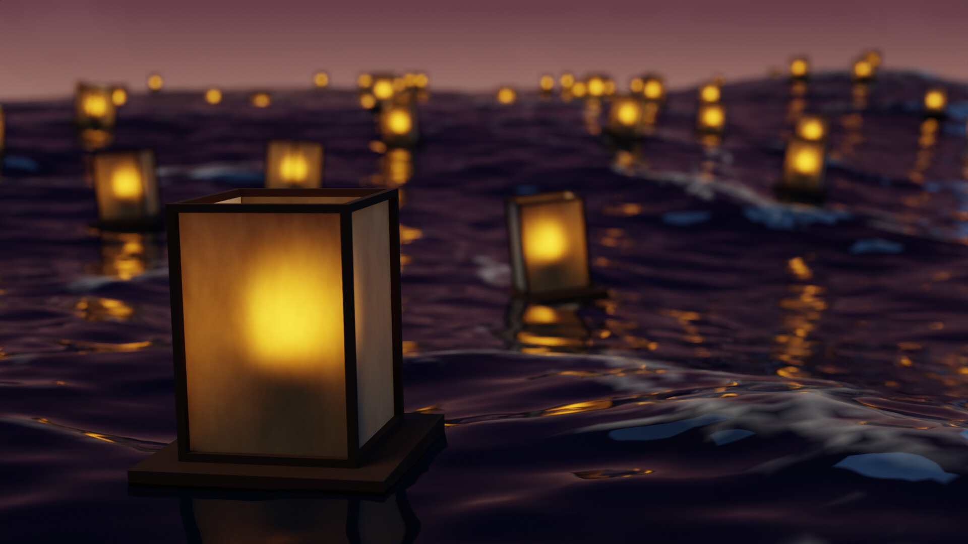 ArtStation - Floating lanterns