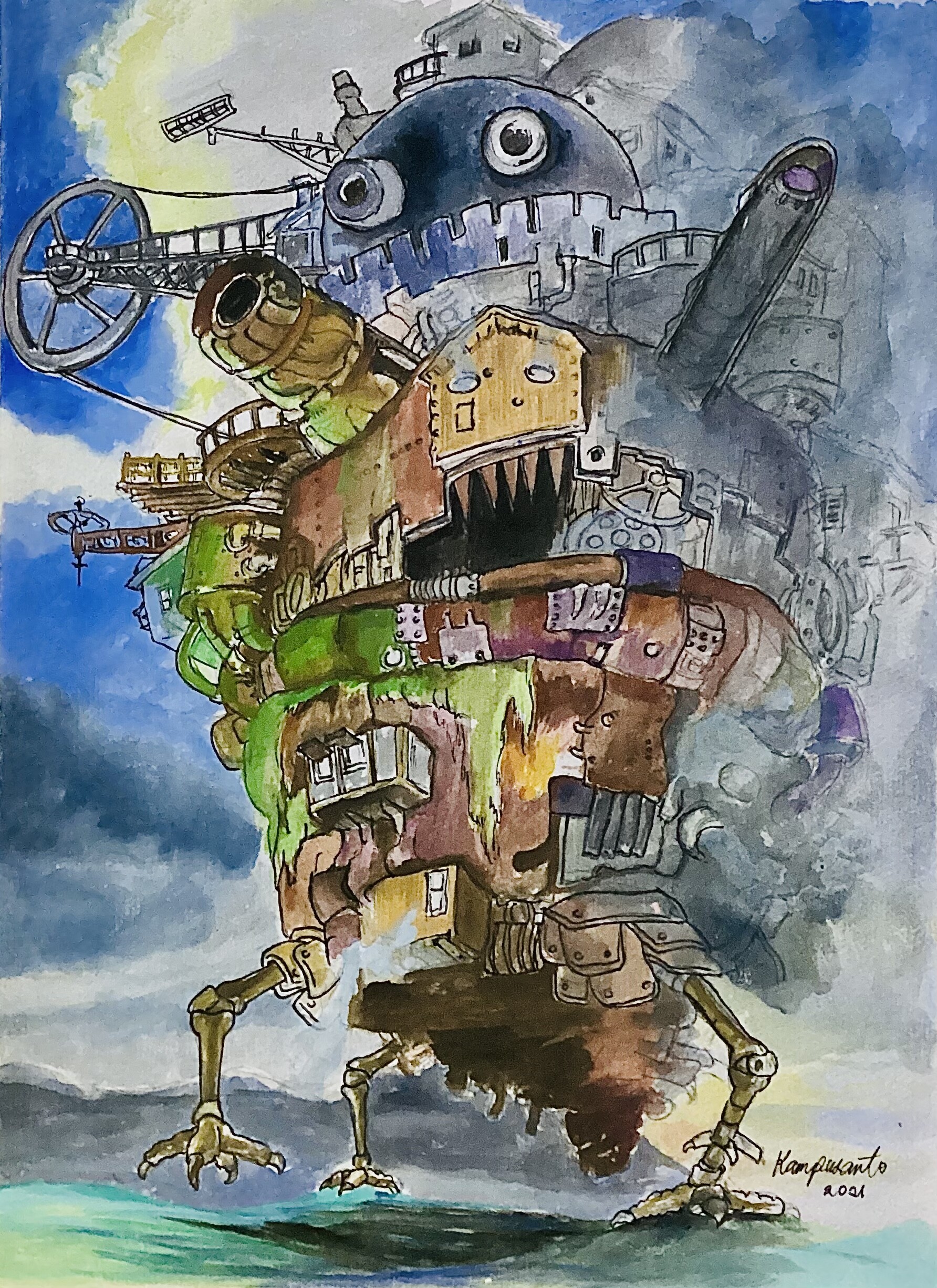 ArtStation - Howl’s Moving Castle