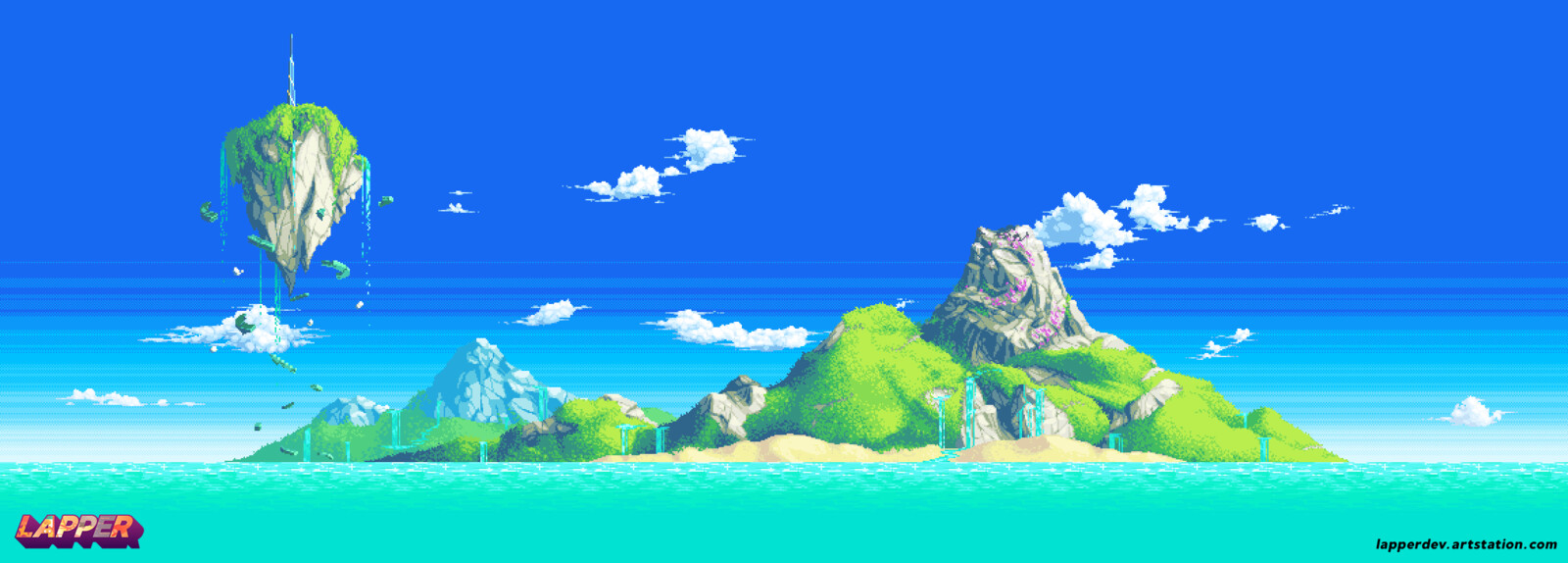 Tidal Gate Background for Freedom Planet 2