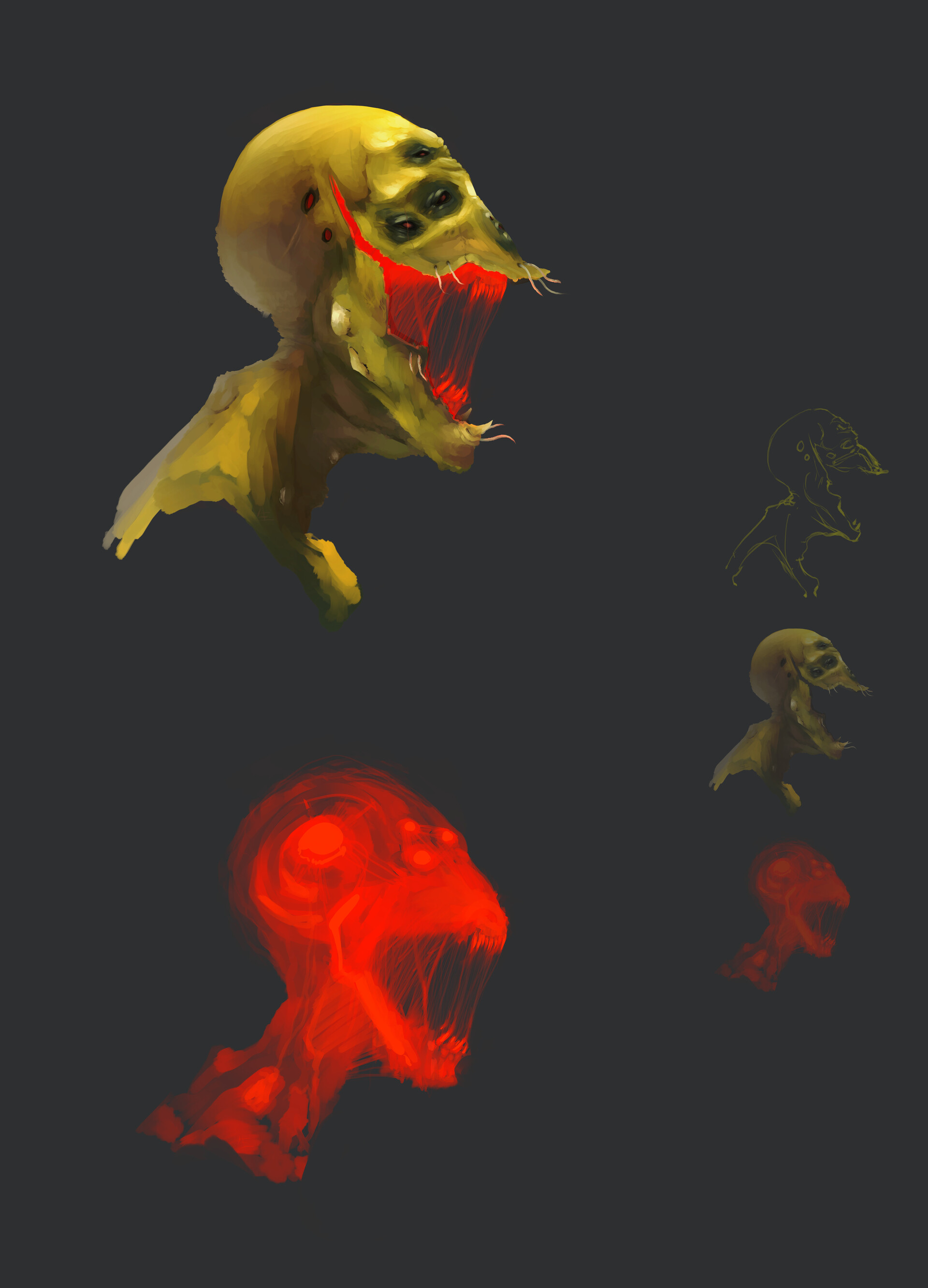 Alien Parasite Concept Art