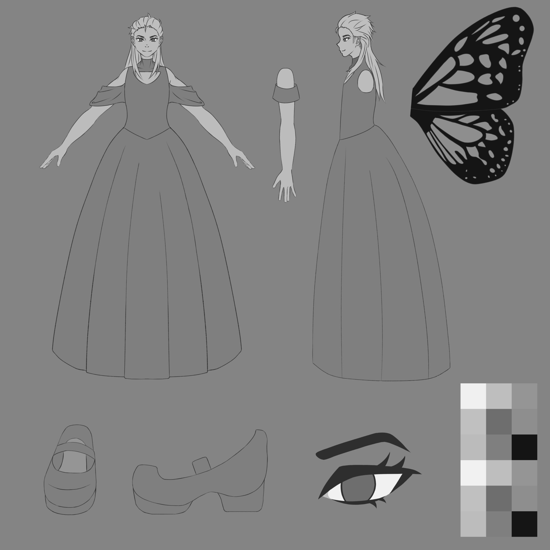 Isabelle jasper butterfly fairy concept art