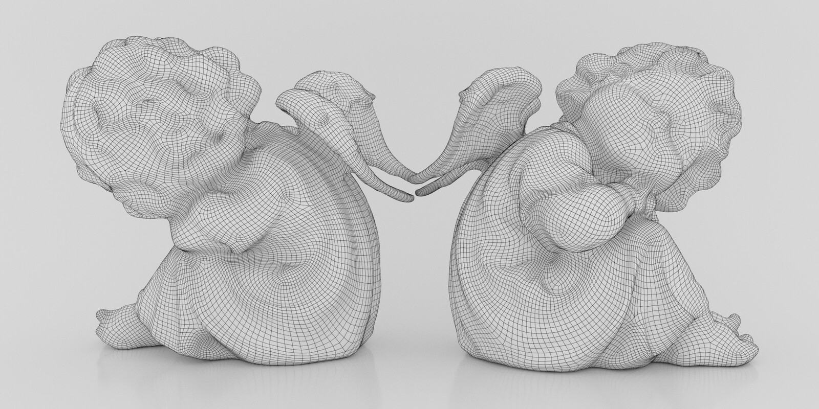 revolt3d Angel Clay Statue