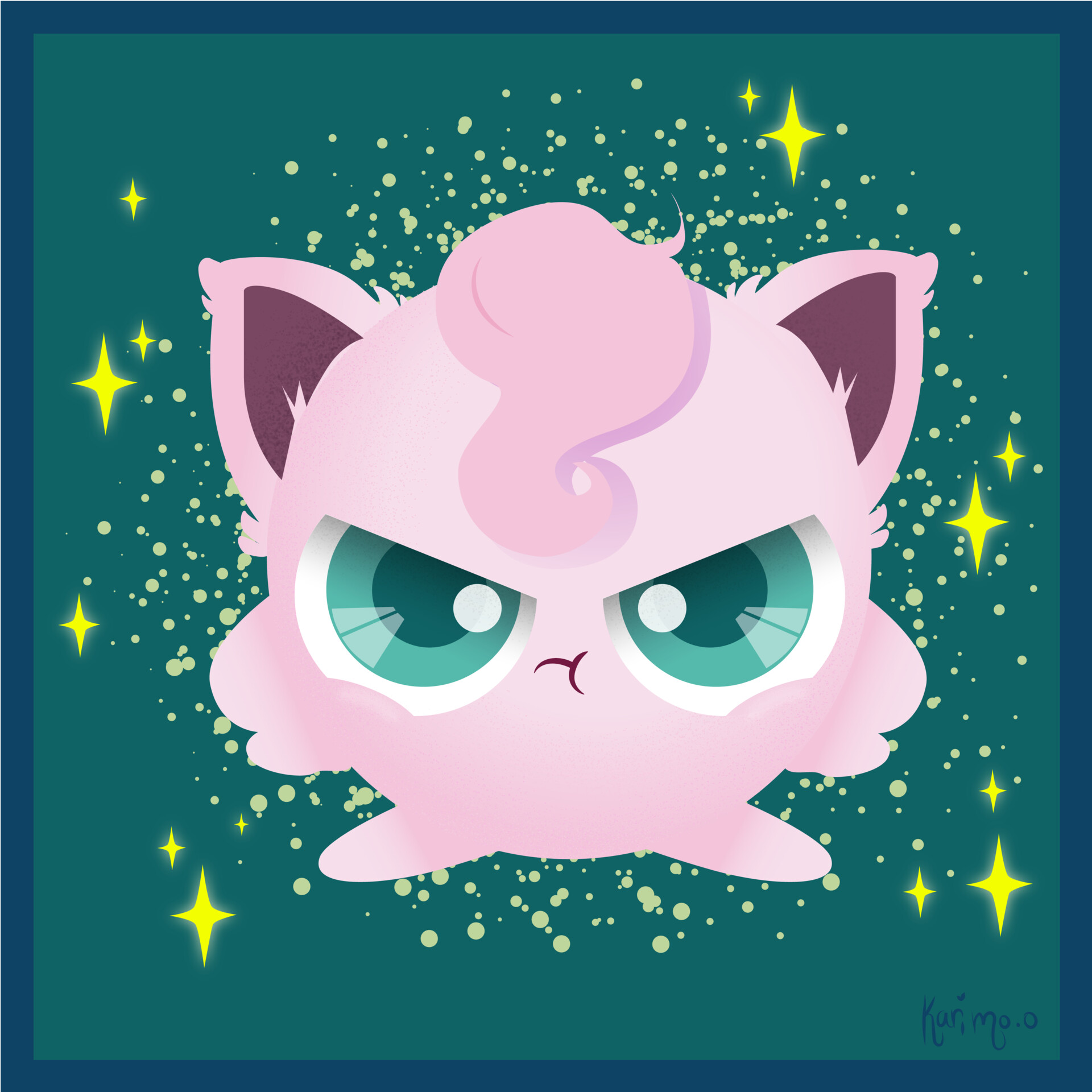 Jigglypuff Chibi do Anime E Manga Pokemon