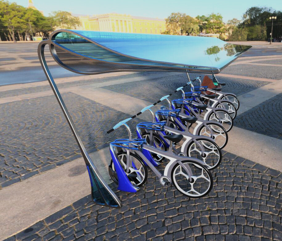 Cycle parking design on sale