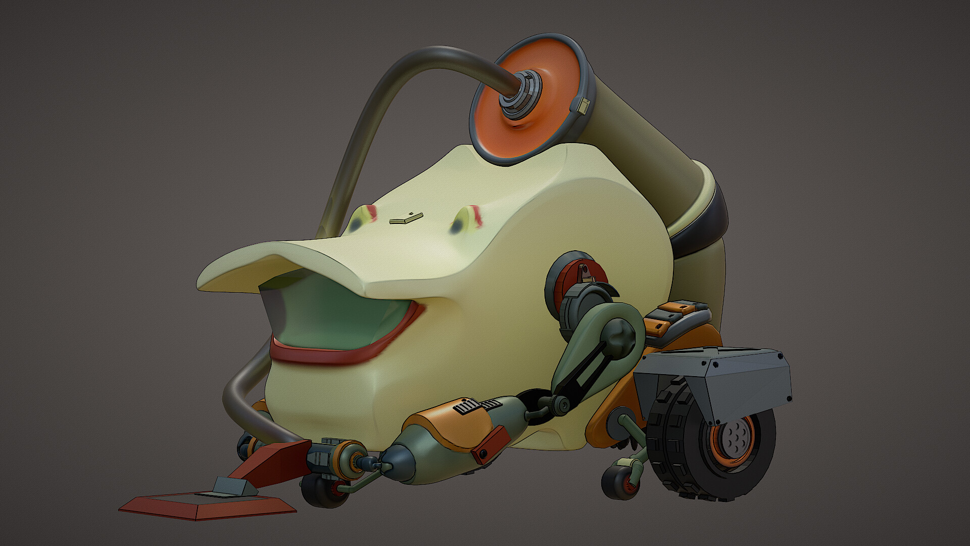 ArtStation - Cleaner Bot 01-SYA