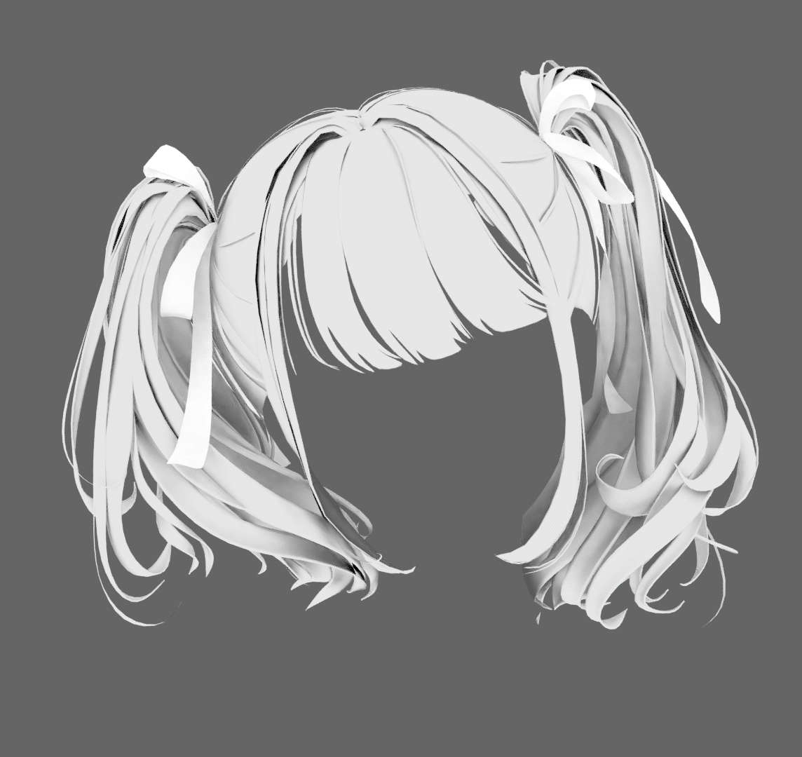 ArtStation - Anime Hair