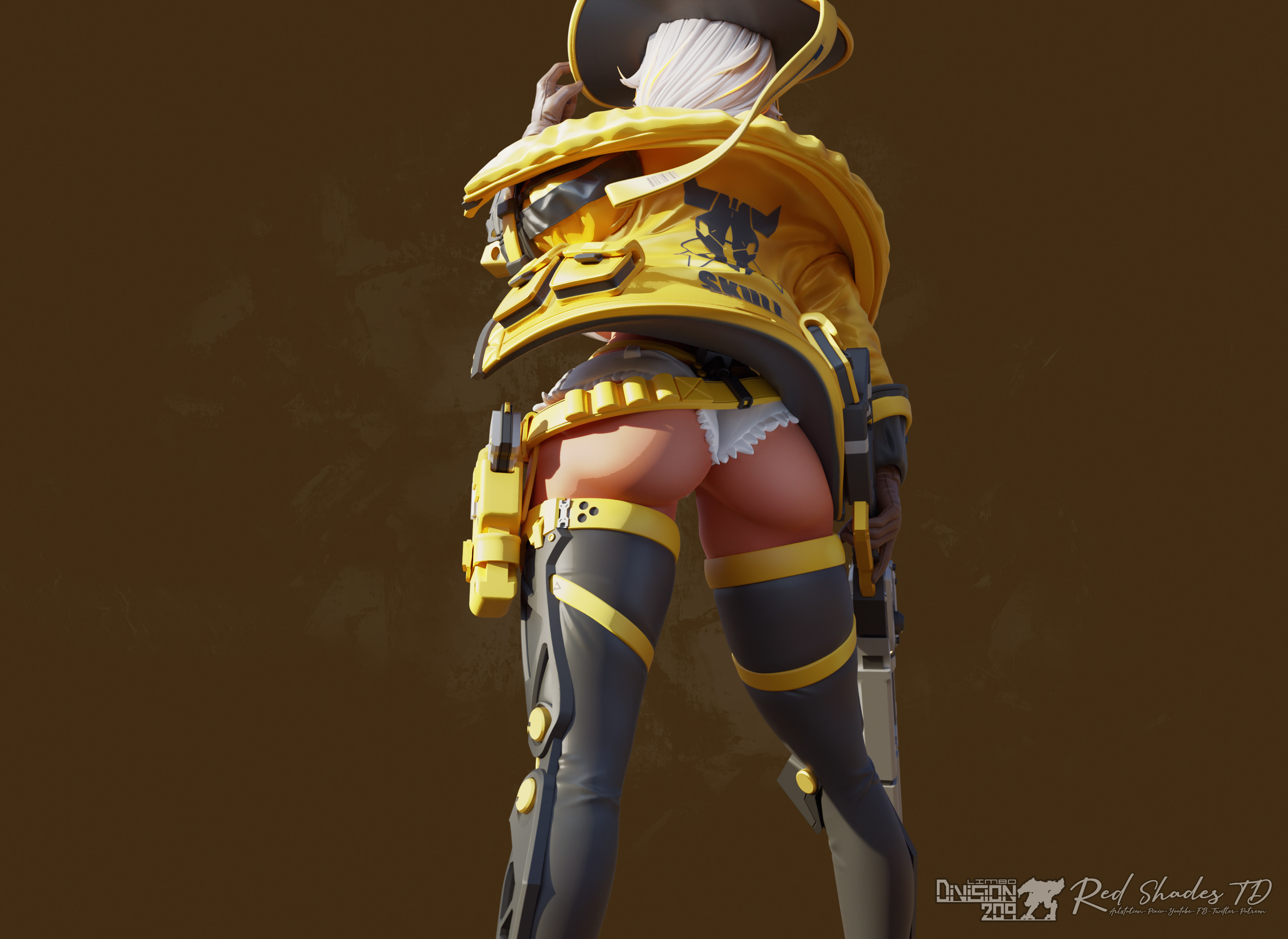 ArtStation - Ellen Mcknight Cowboygirl - Limbo Division 209