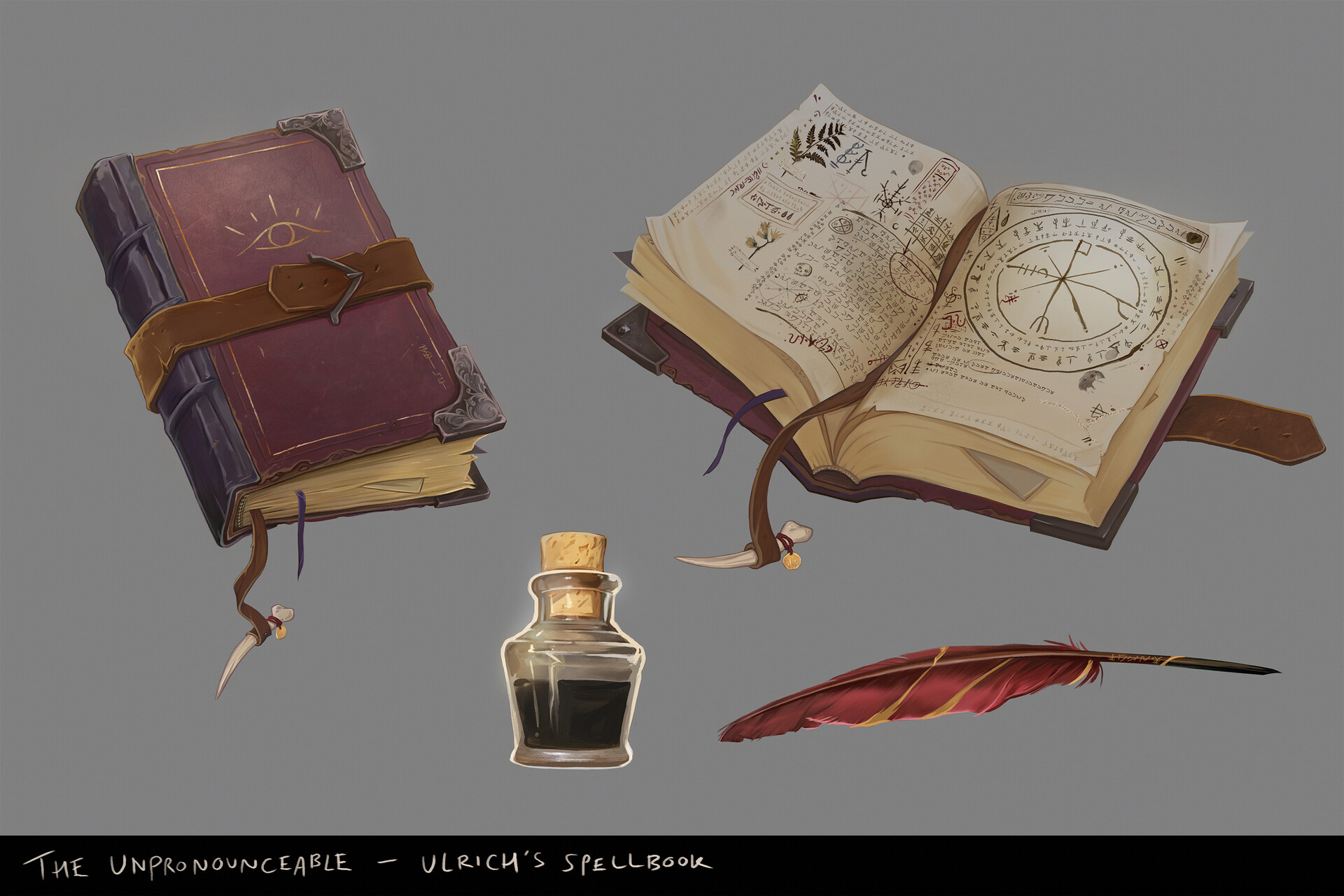 ArtStation Ulrich's Spellbook
