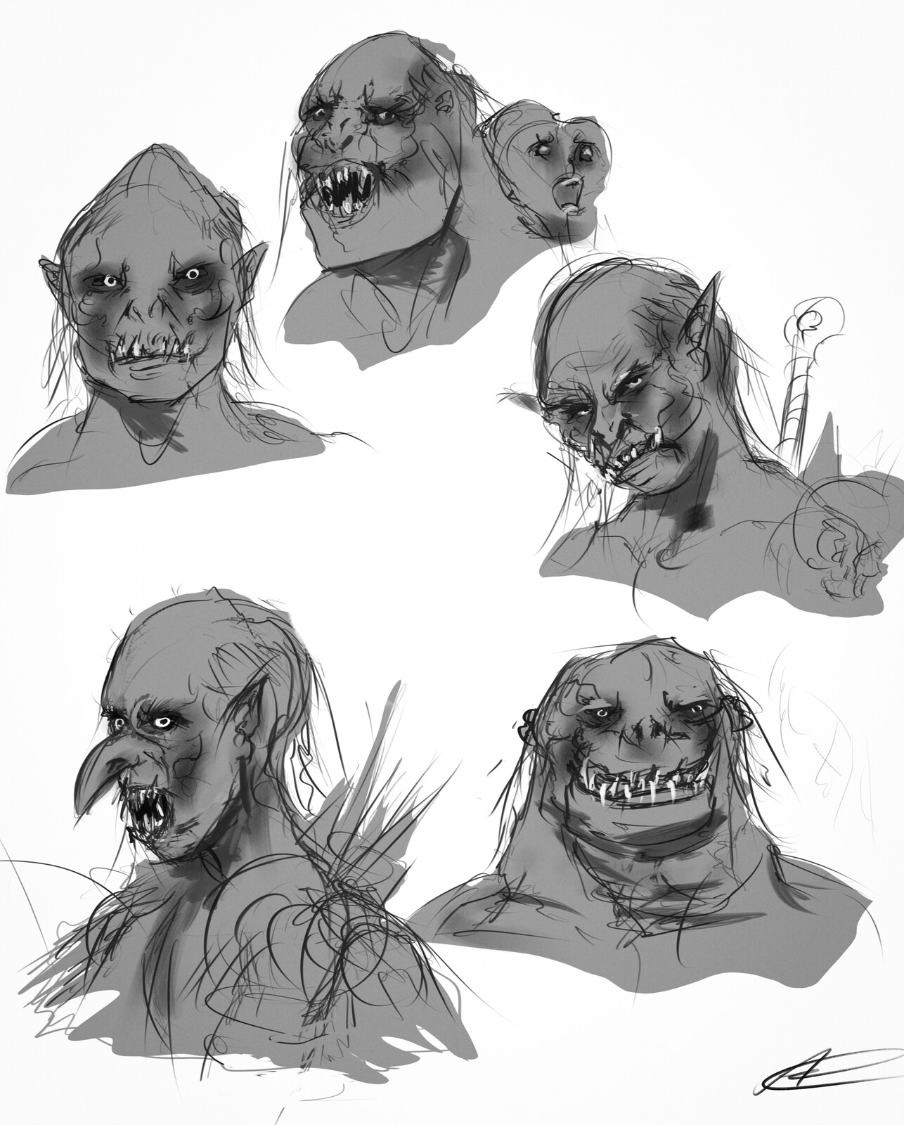 Goblin / Troll Character Brainstorming