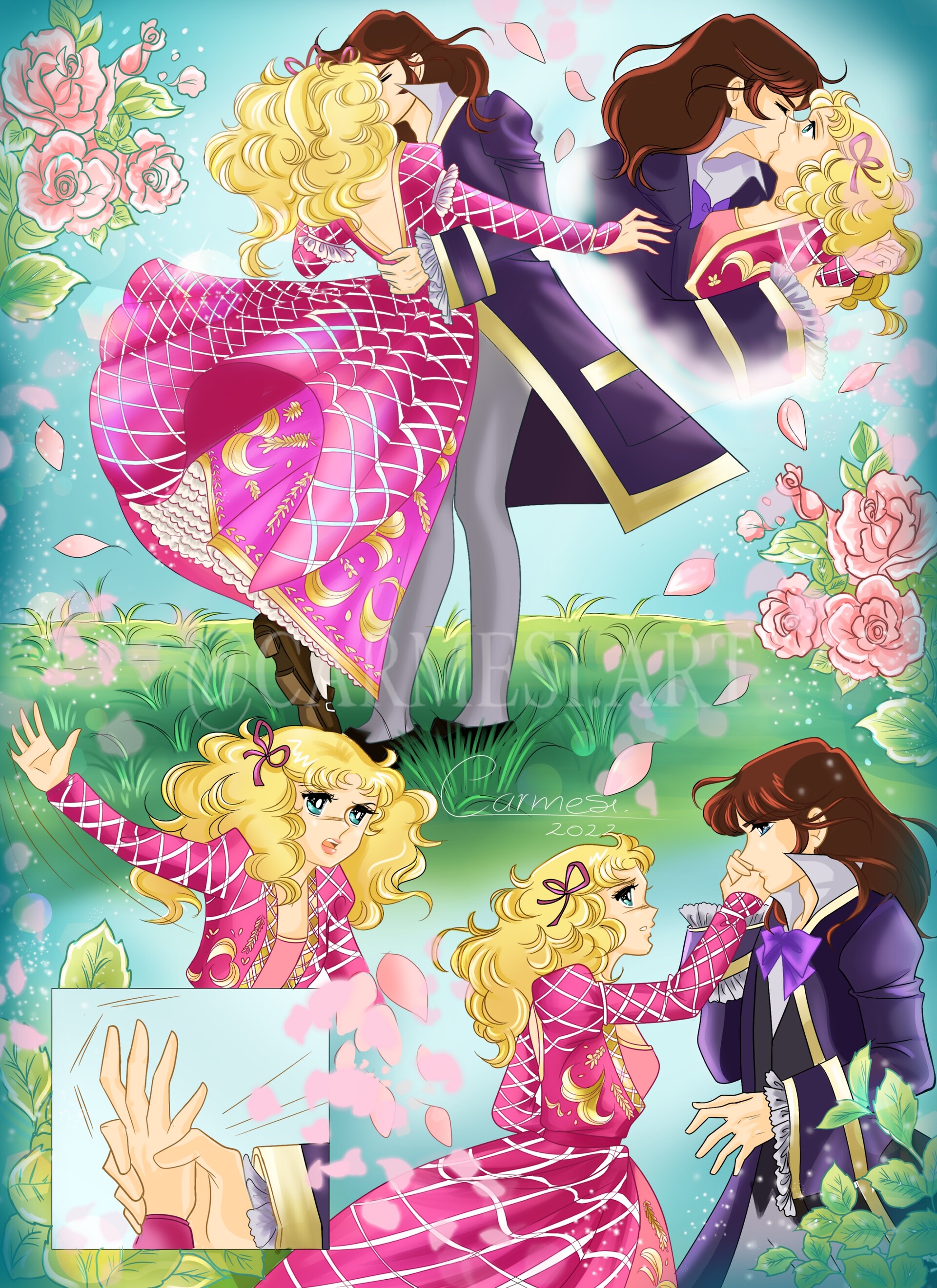 ArtStation Candy and Terry Kiss