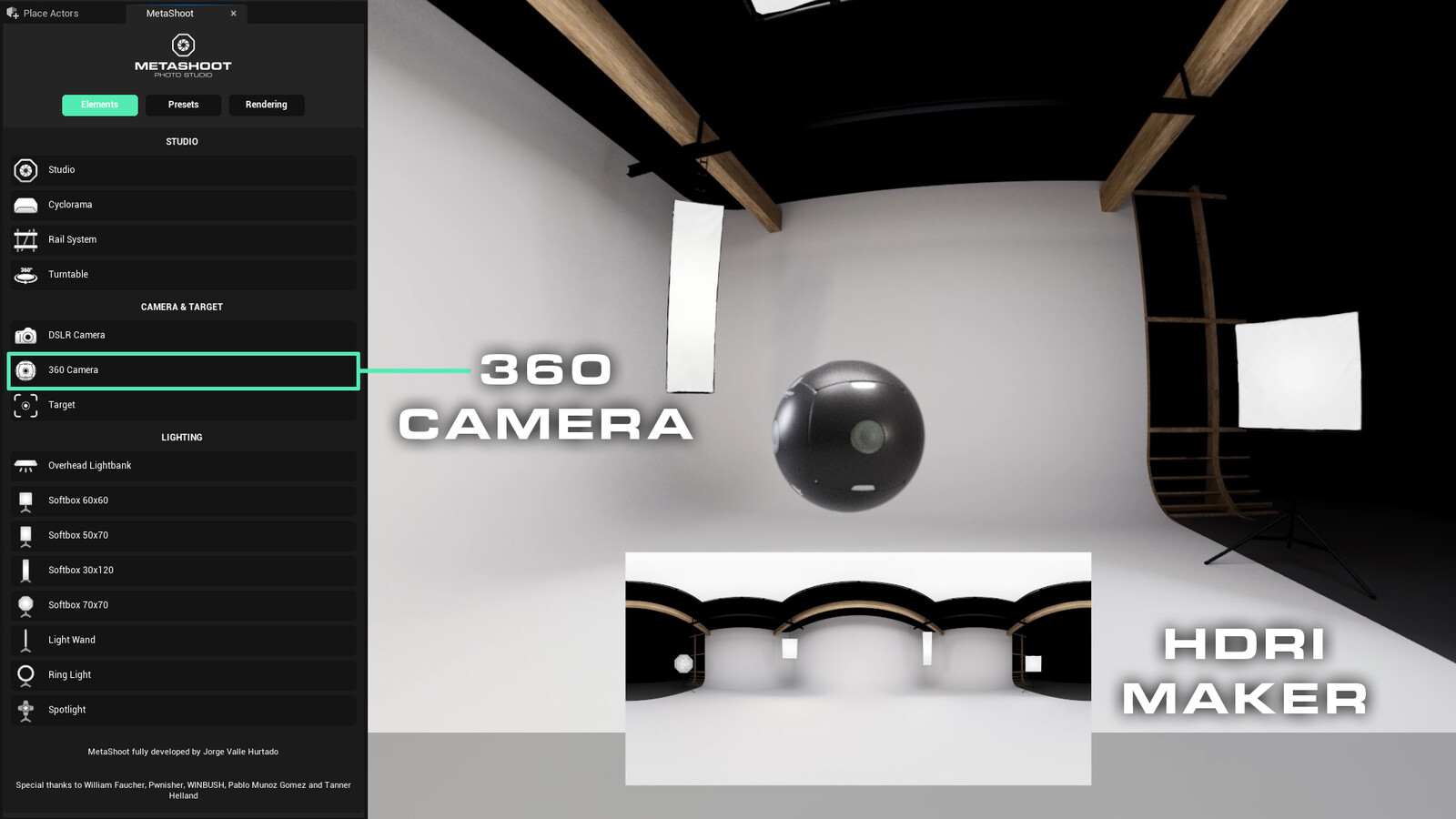 METASHOOT | 360 Camera HDRI Maker | Unreal Engine plugin | Photo Studio Digital Twin for Unreal Engine - by VINZI