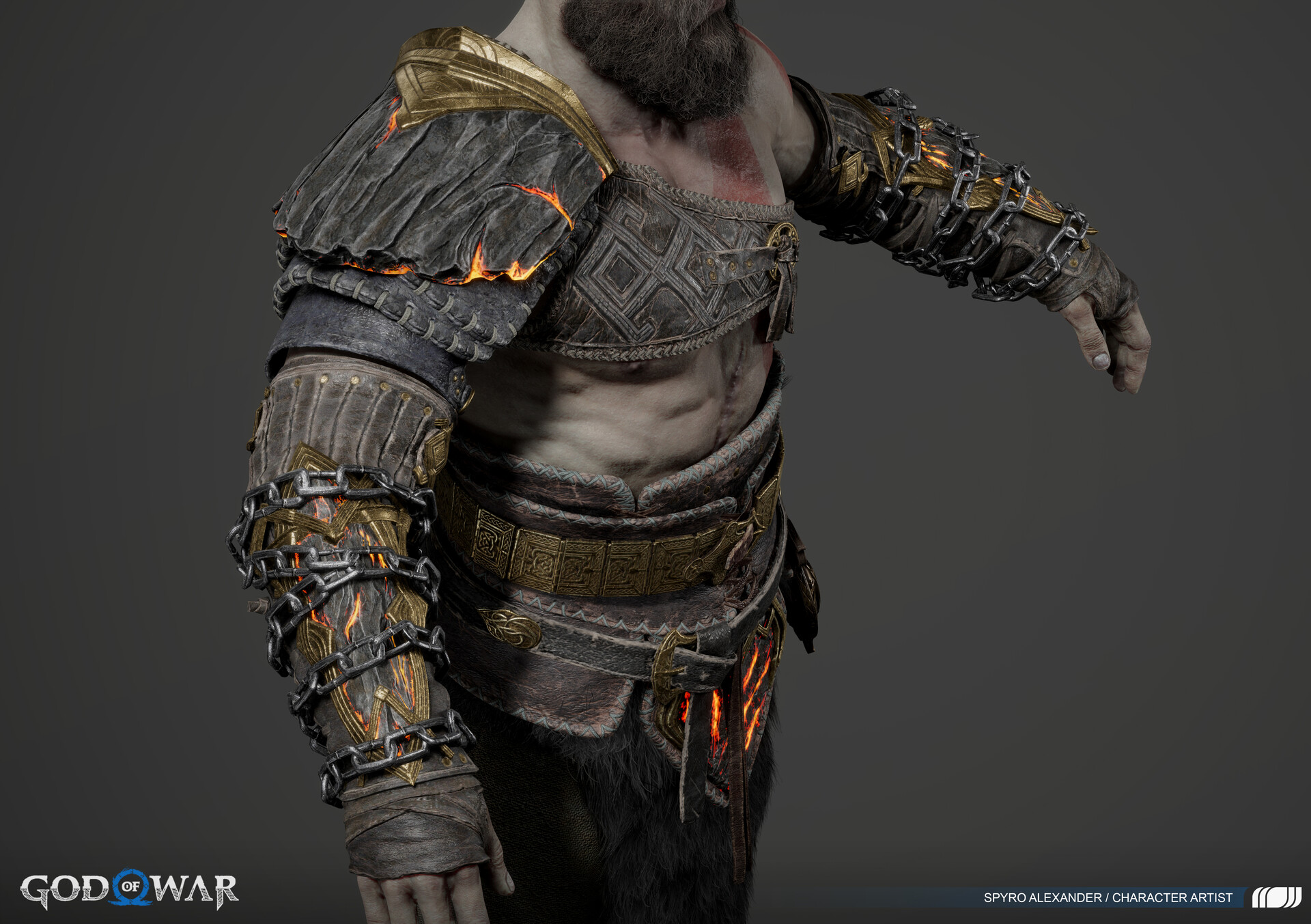 ArtStation - Kratos God Of War Ragnarök