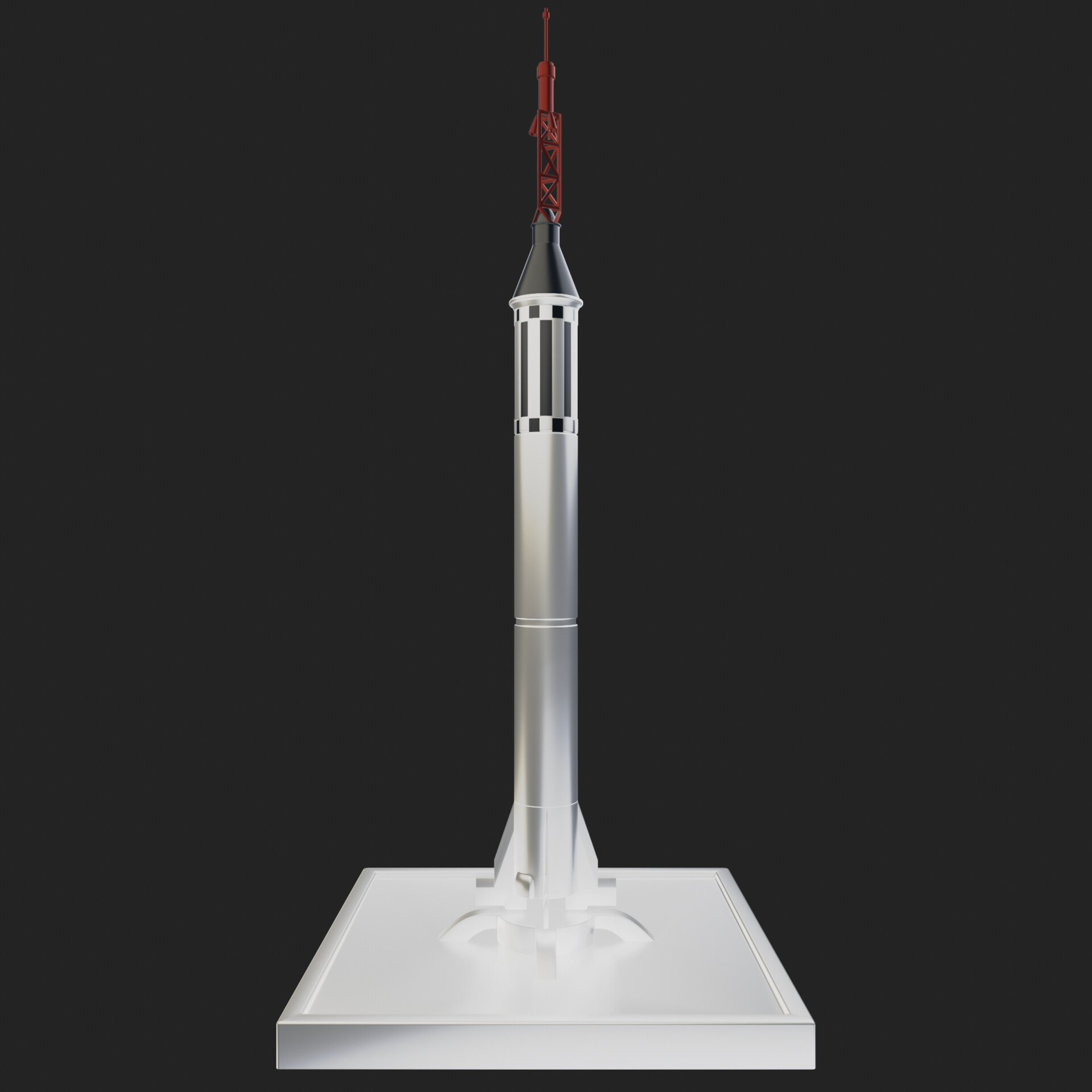 nasa redstone rocket model