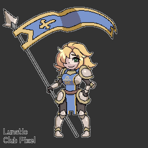 ArtStation - Pixel Royal Cavalry Jeanne