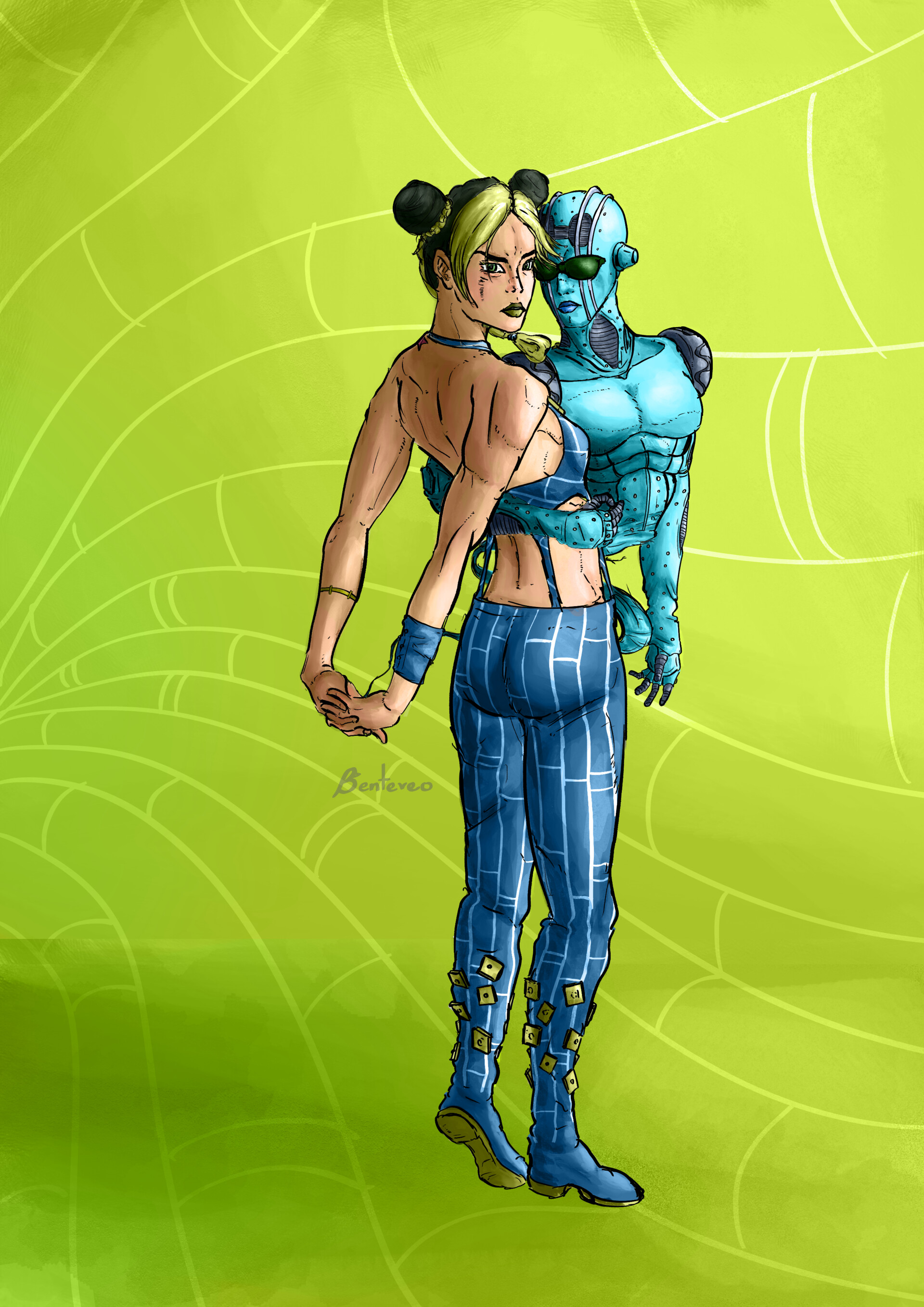 ArtStation - Jolyne Cujoh - JoJo's Bizarre Adventure