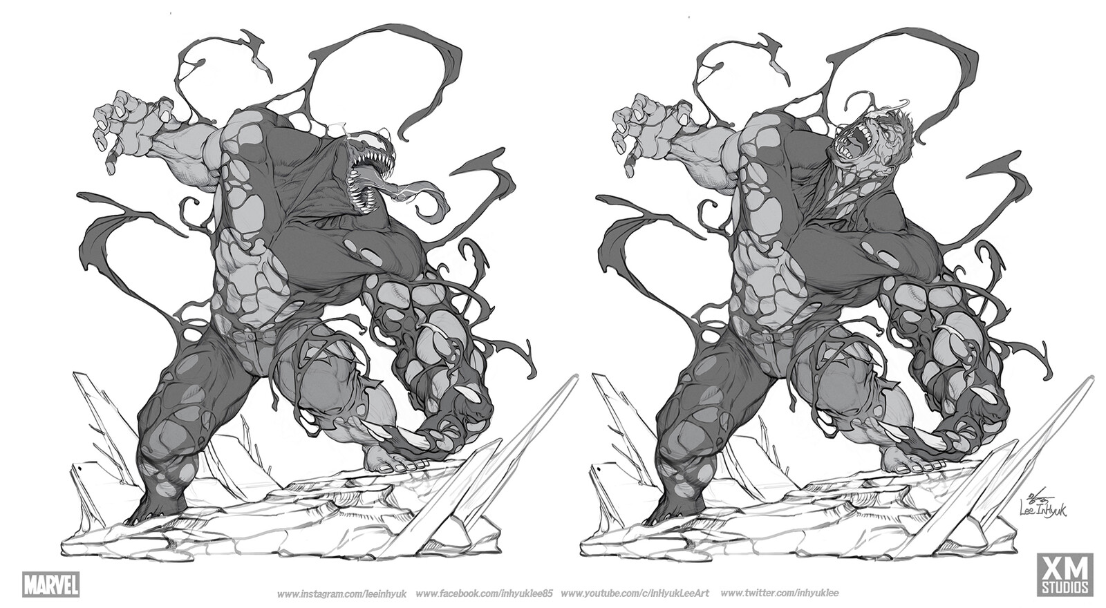 Version B: https://www.xm-studios.com/products/venomized-hulk-ver-b-4th-scale.aspx