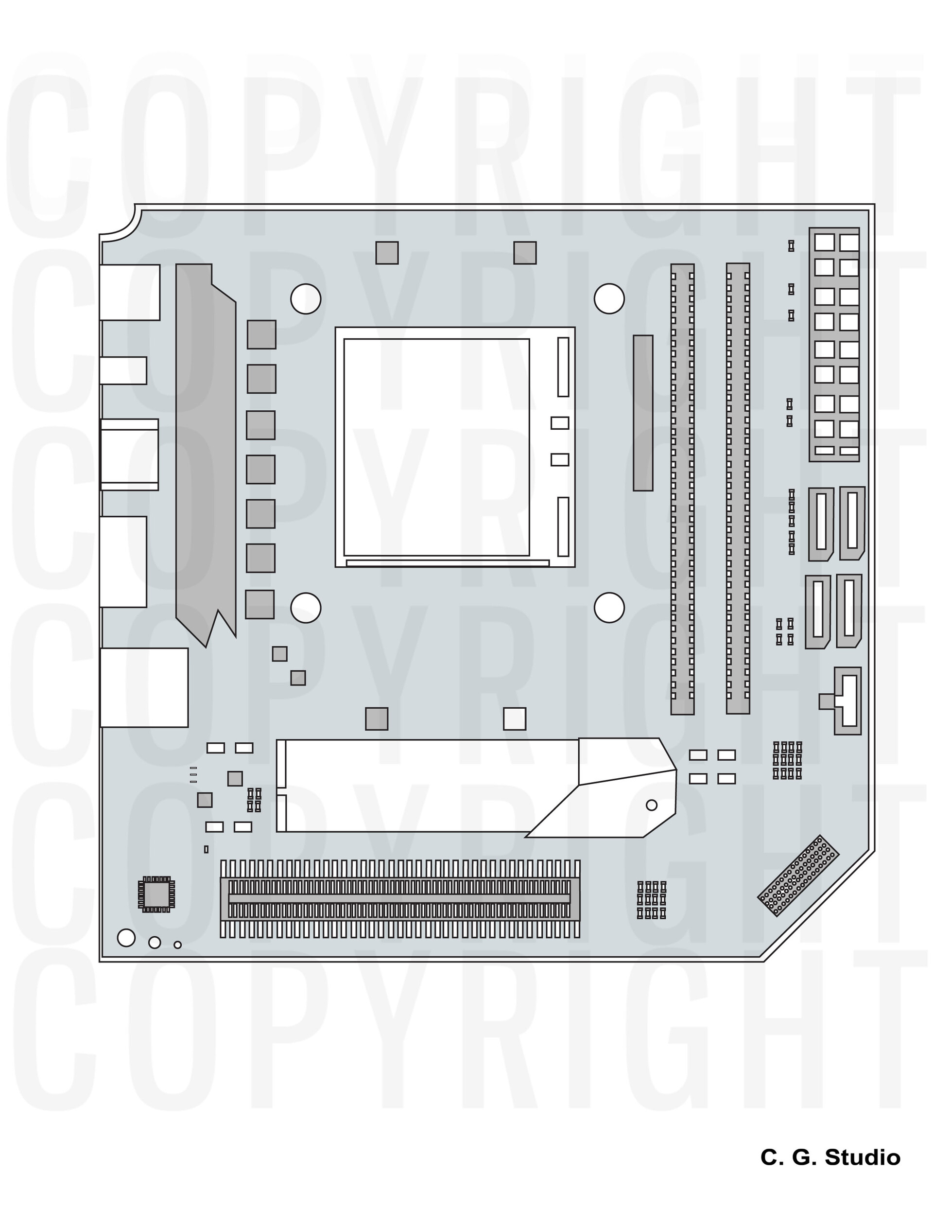 ArtStation - Dual Motherboard and Graphics Card Design