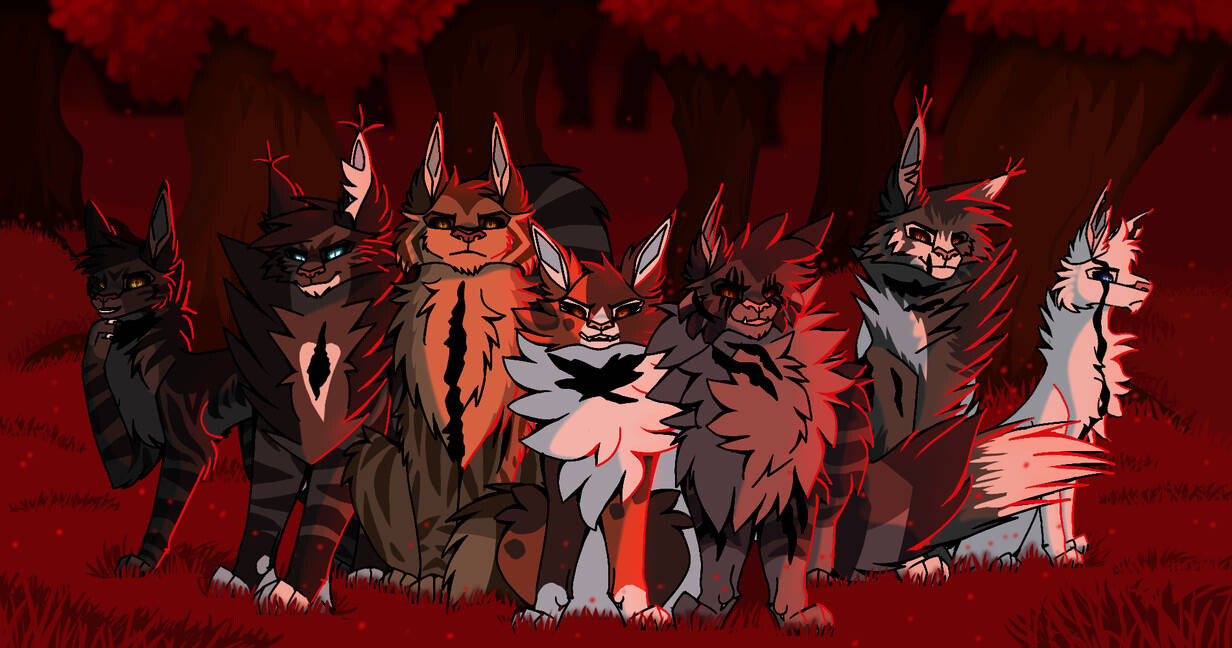 Natalia Antosiak - Dark forest cats