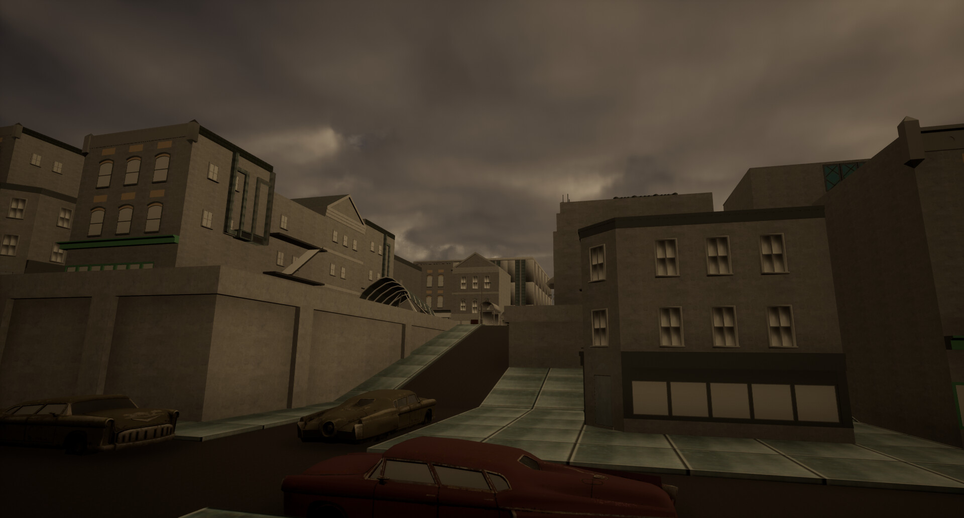 Artstation pre war fairfax ue4 fallout scene