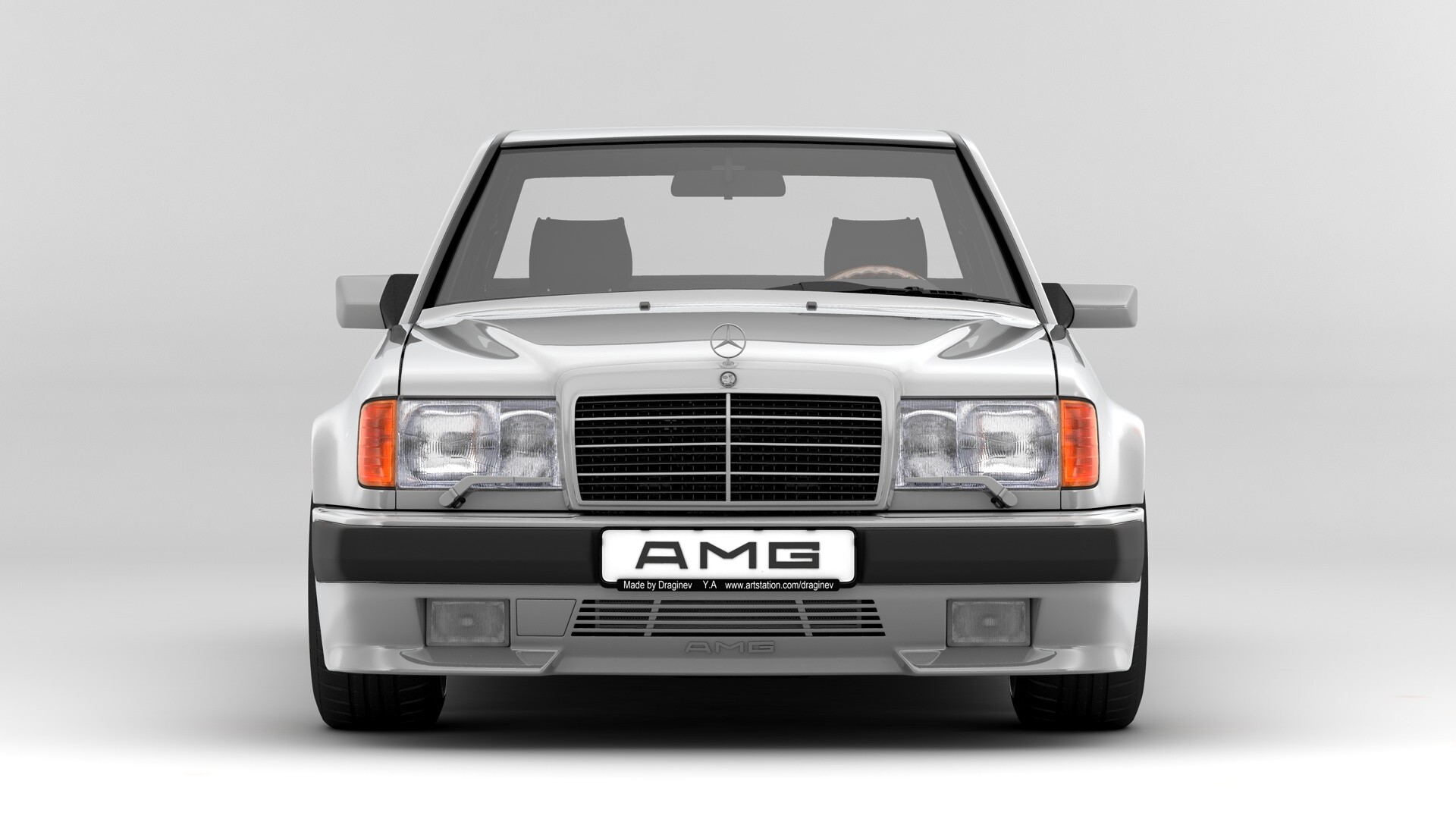 ArtStation - Mercedes-Benz W124.036 500E-6.0 AMG 1992 EuroSpec