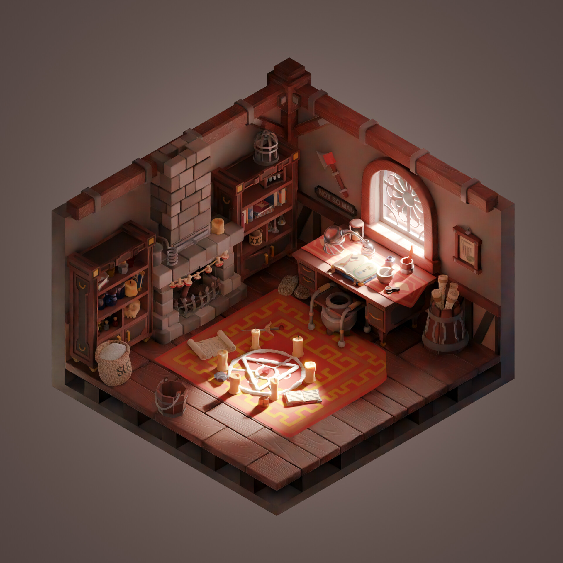 ArtStation - Alchemist's Room