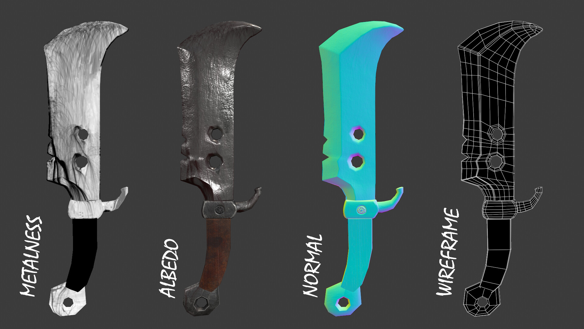 ArtStation - Medieval Butcher Knives