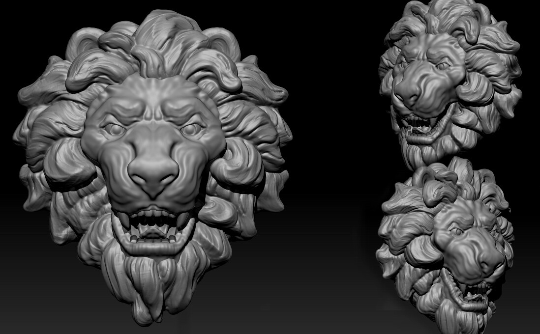 ArtStation - LION SCULPT