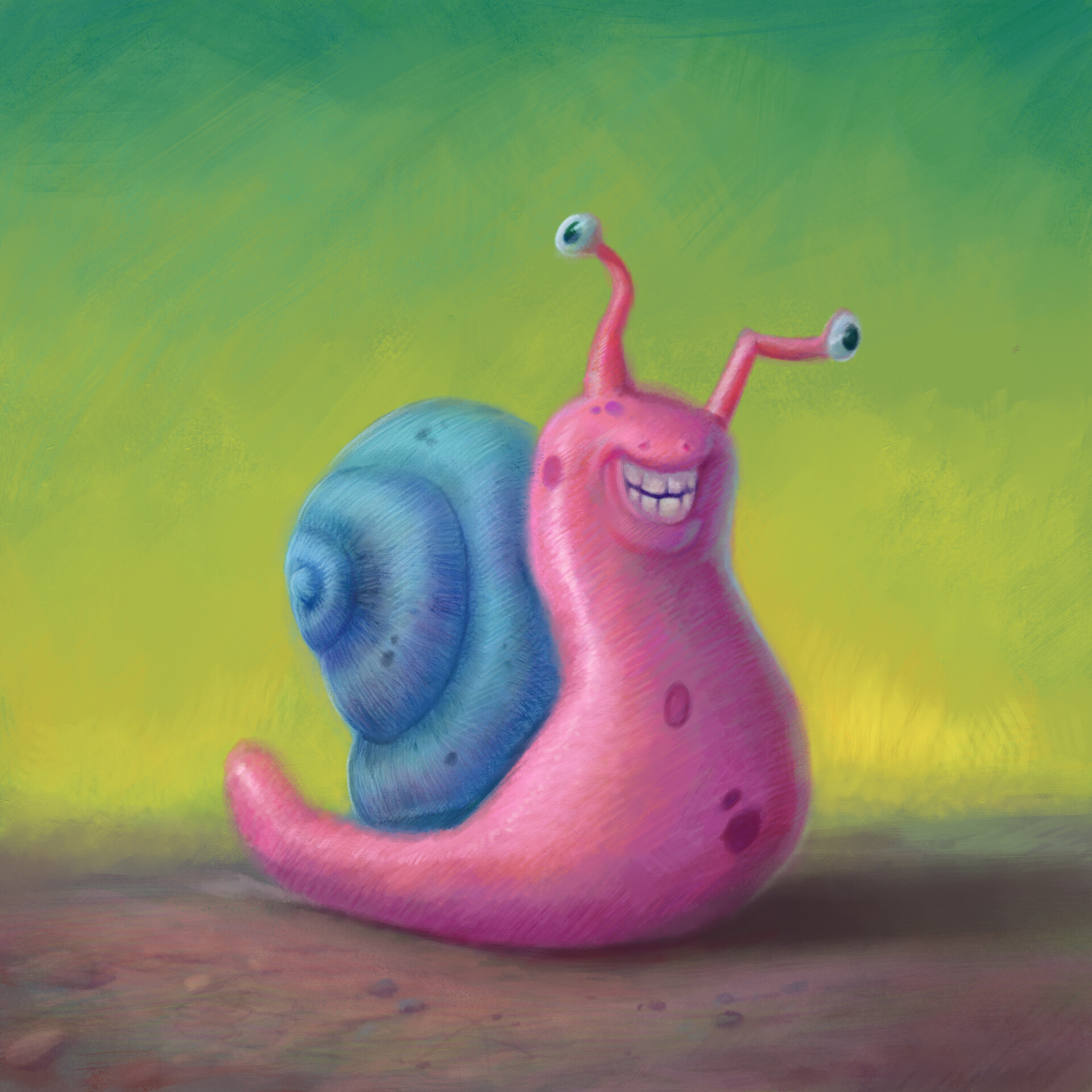 ArtStation Quirky snail character design