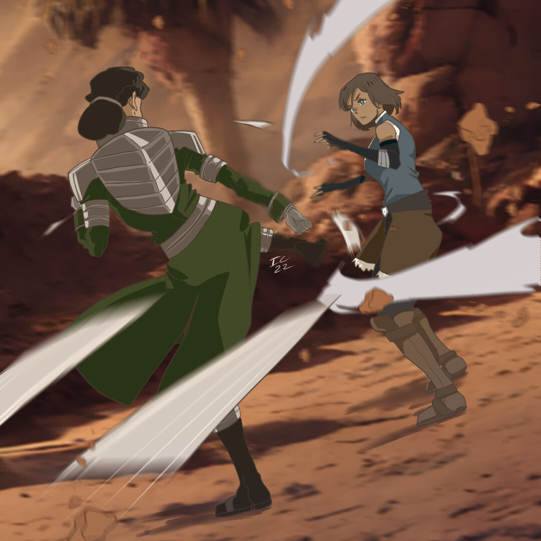 ArtStation The legend of Korra Book 4 Kuvira x Korra