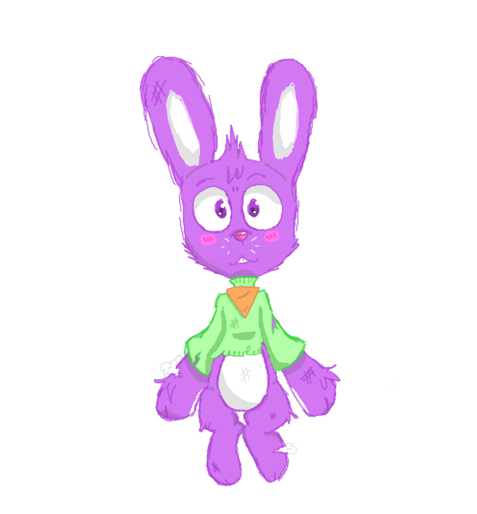 ArtStation - Purple rabbit