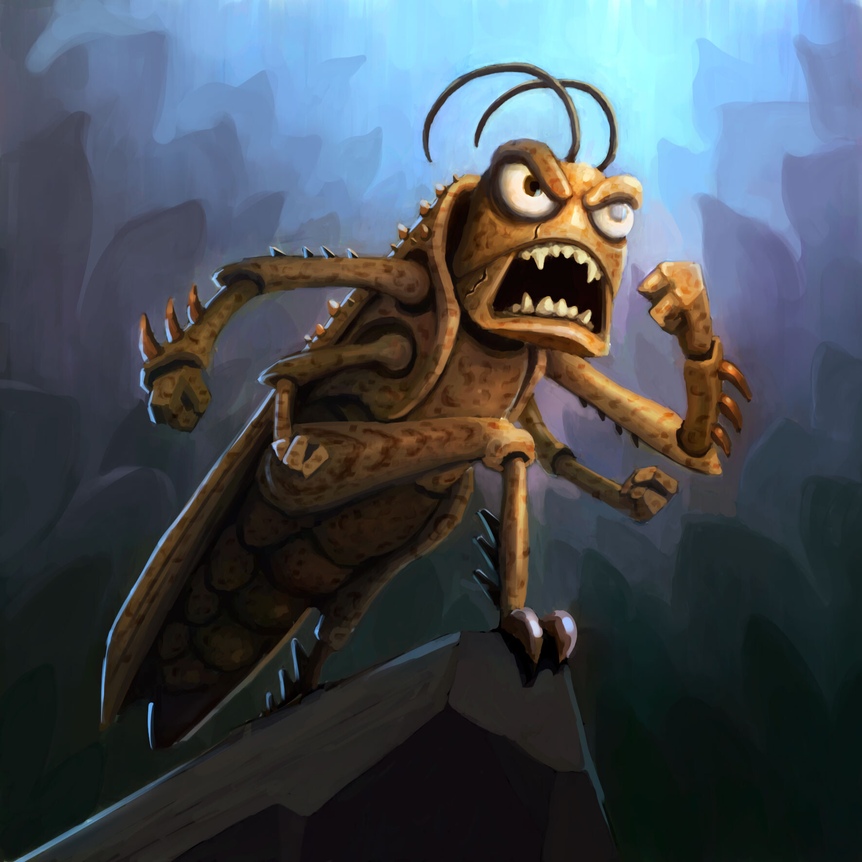 ArtStation A Bug's Life Hopper's Fanart