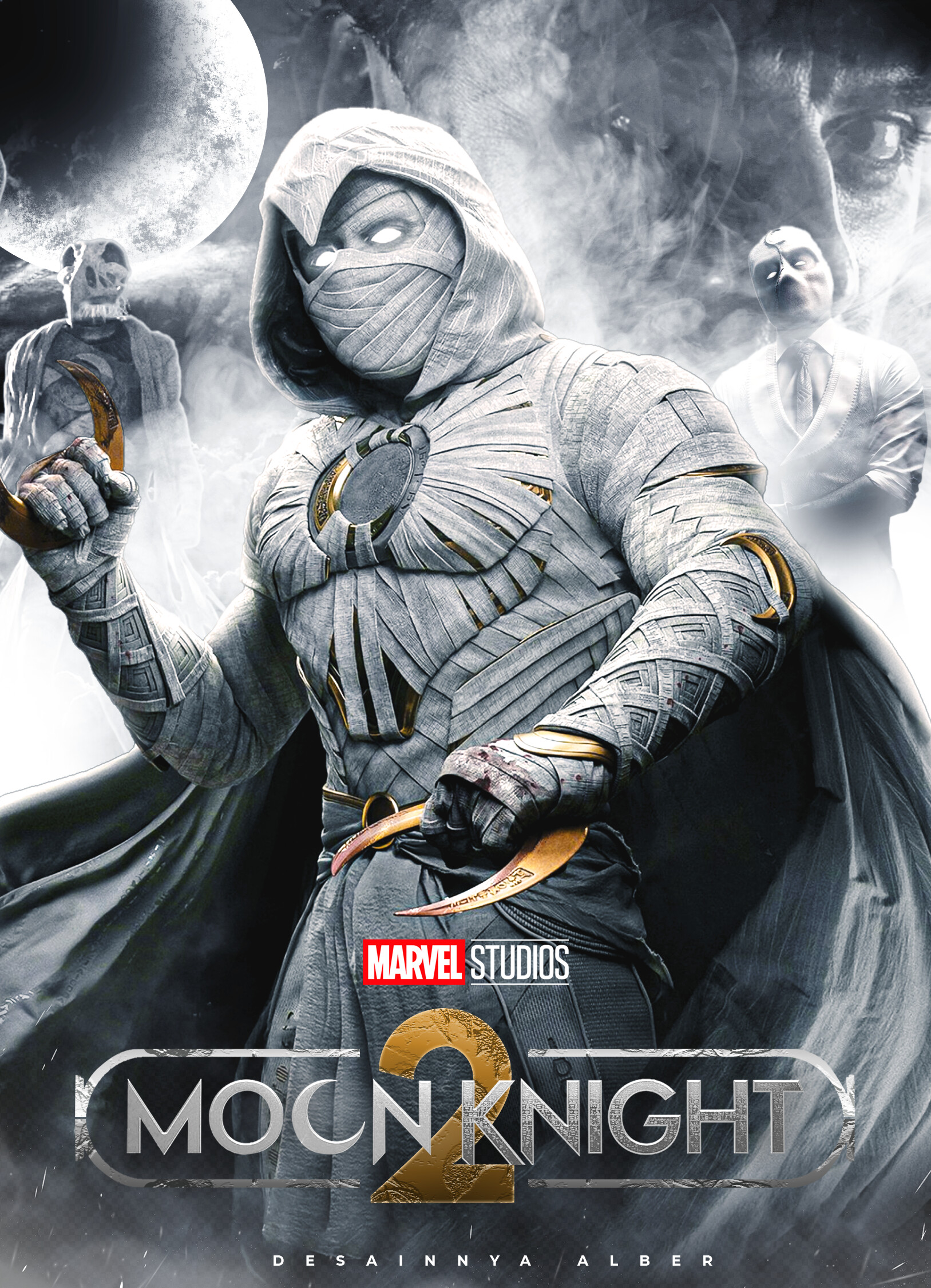 𝐌𝐂𝐔❤️ on Instagram: Moon Knight Season 2 🌙 Concept Poster by  @agtdesign (Fan art) What are your expectations for the second season of Moon  Knight? @themoonknight @marvelmovies #marvel #marvelstudios #posterdesign # moonknight #JonathanMajors #