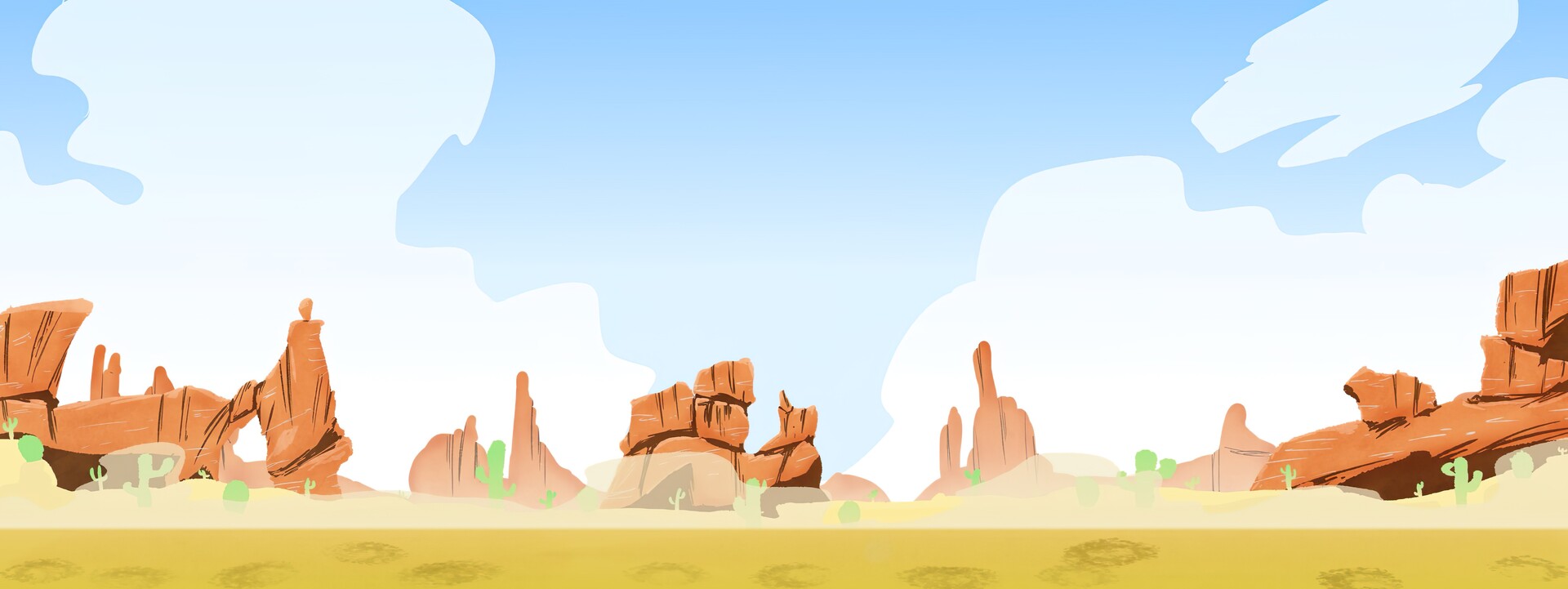 ArtStation - 2D Platformer Background