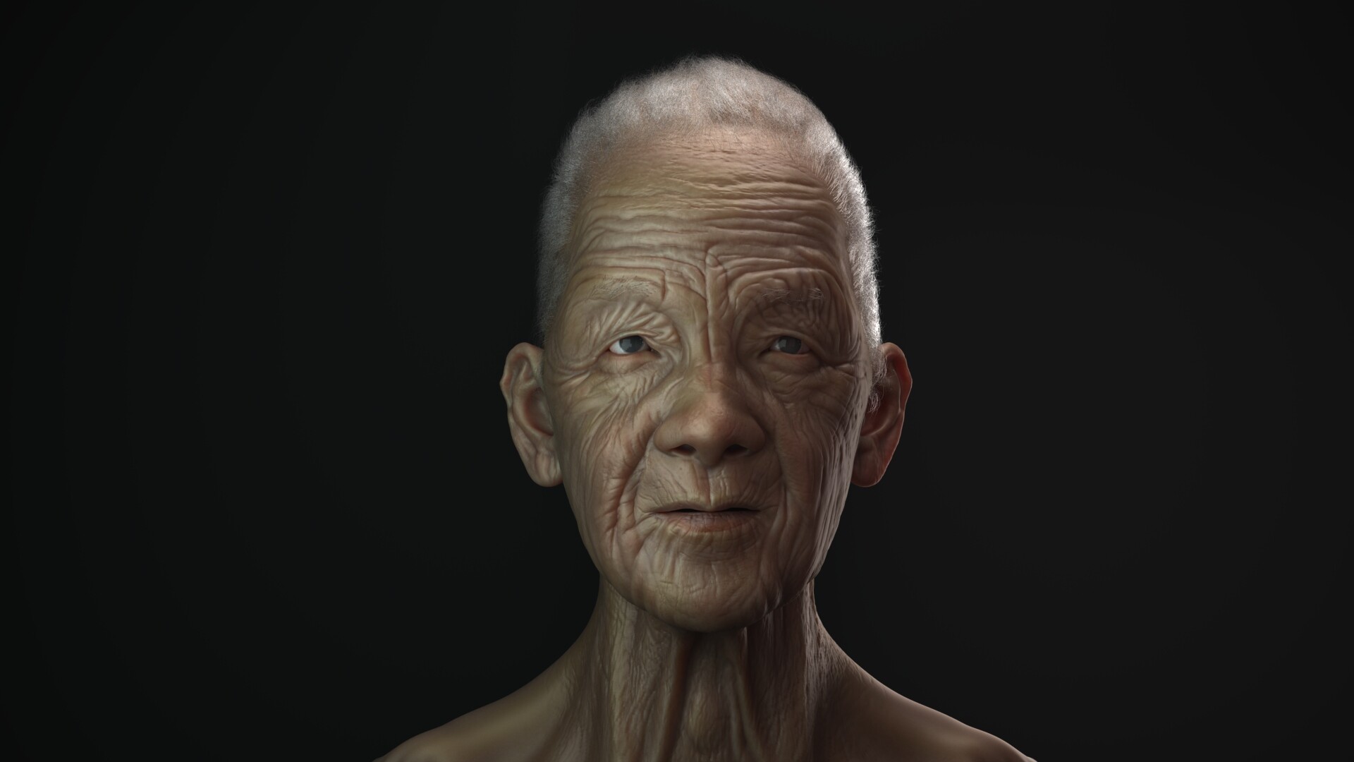 ArtStation - Mongolian oldman