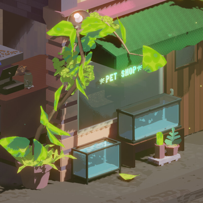 Pet Shop Scene