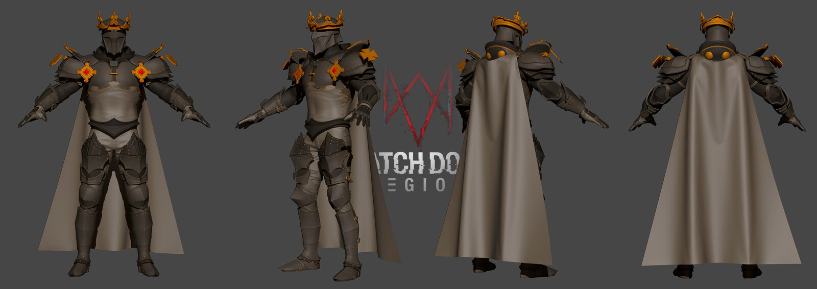 High Poly with cape - Zbrush 