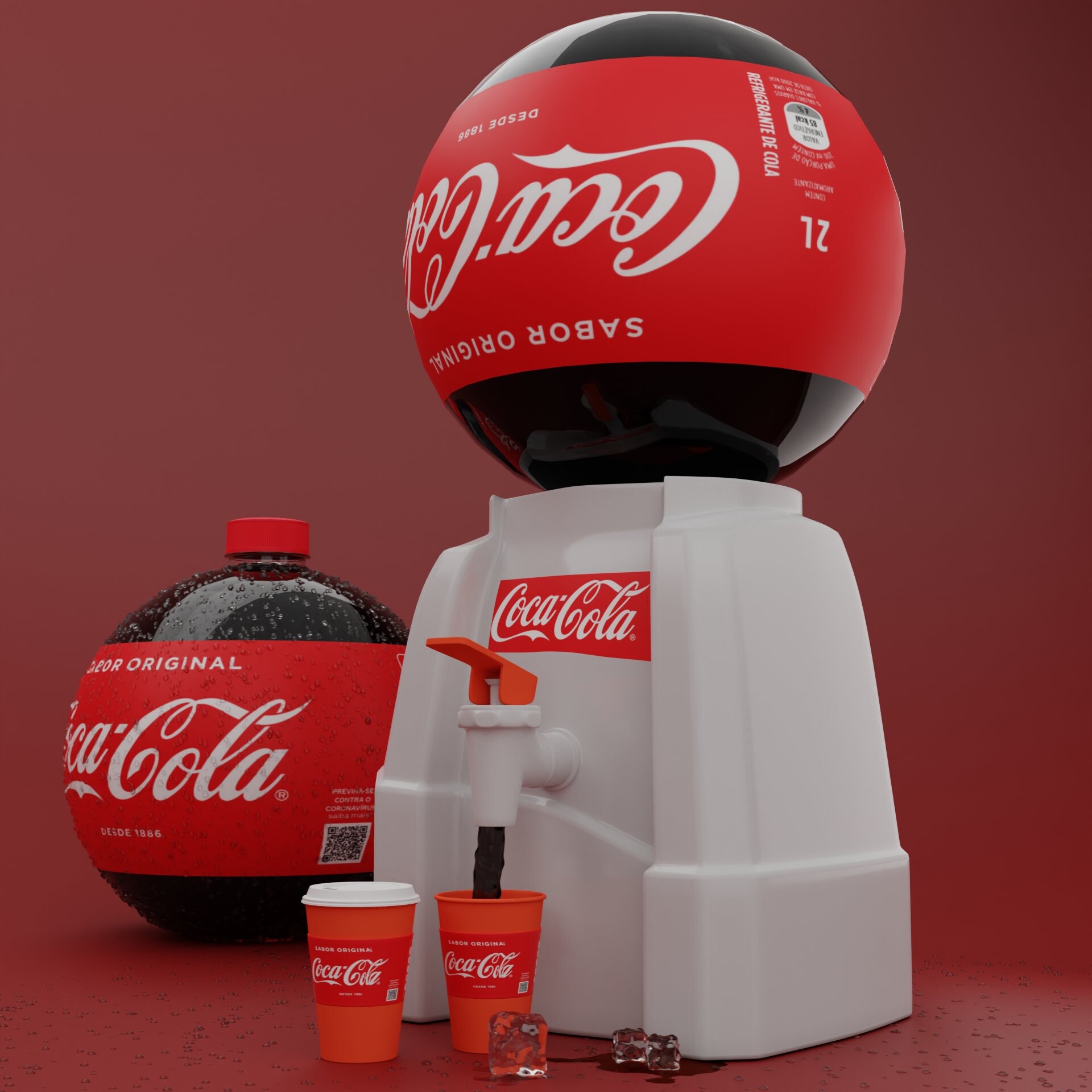 ArtStation - Coca-Cola Fat Bottle