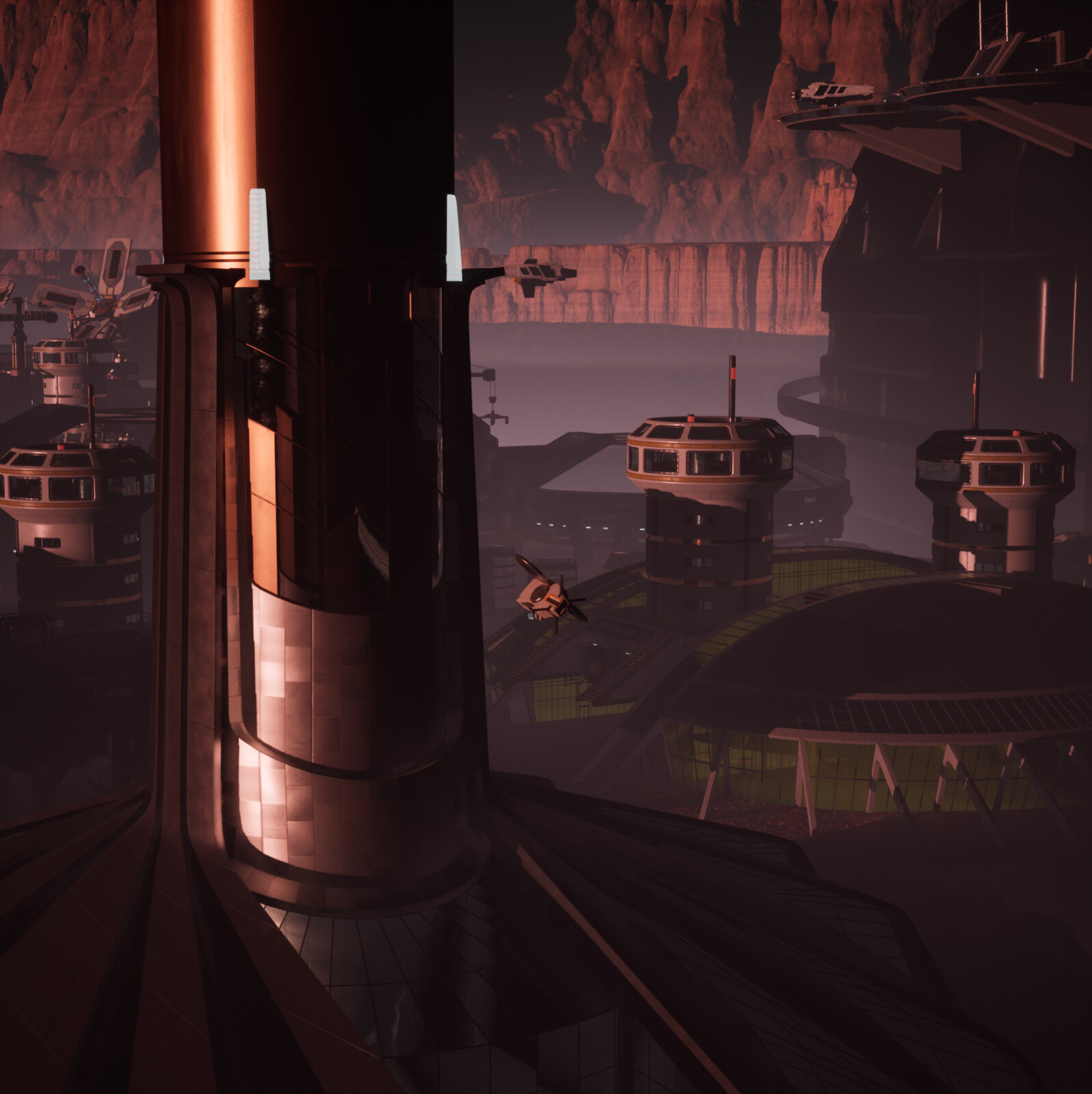 Interstellar Research &amp; Outpost Supply Vessel:  Drone Command Center 