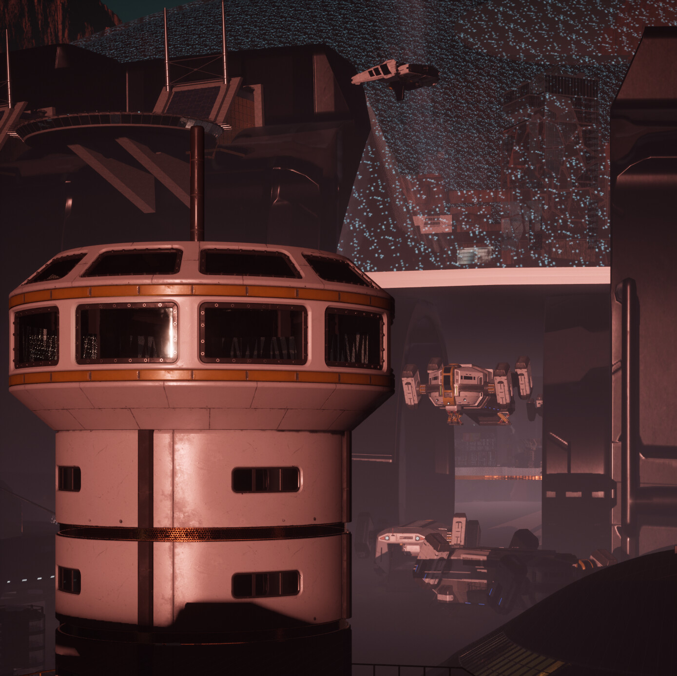 Interstellar Research &amp; Outpost Supply Vessel:  Security Tower