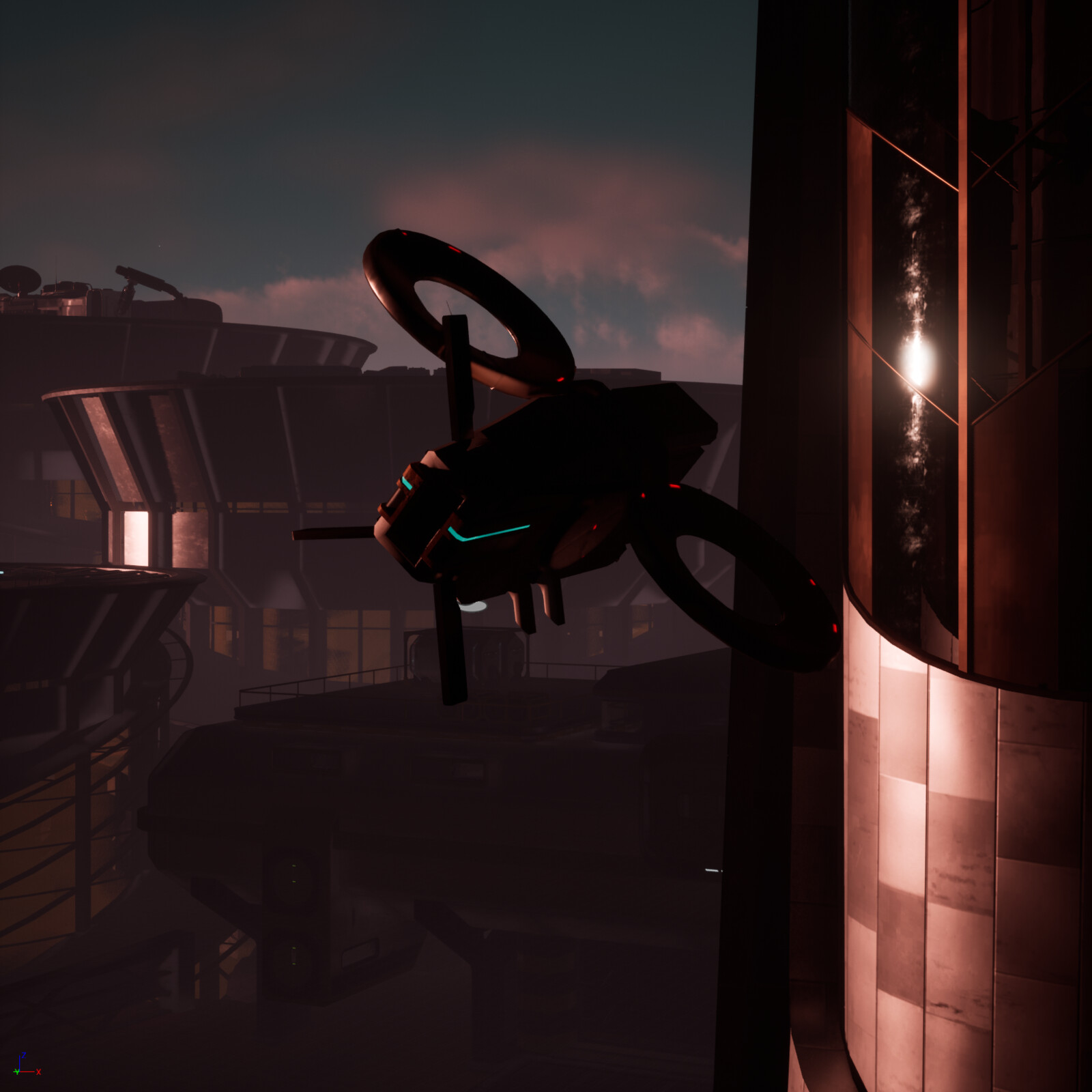 Interstellar Research &amp; Outpost Supply Vessel: Drone patrol