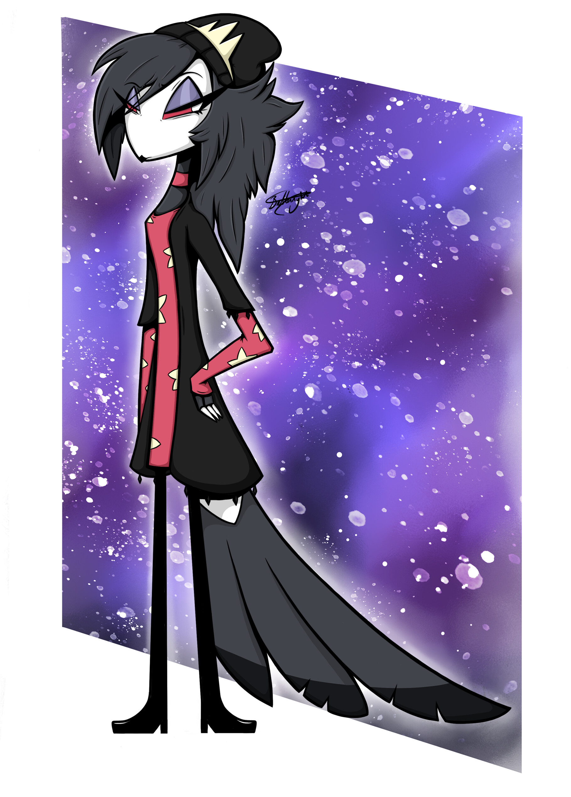 fan art of Octavia from Helluva boss by Brittany Manns — ProUser.Me