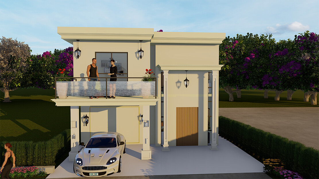 ArtStation House outlook design