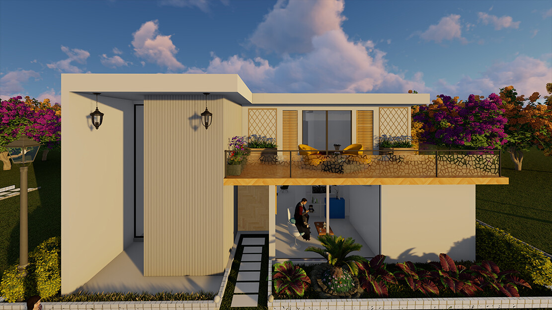 ArtStation House outlook design